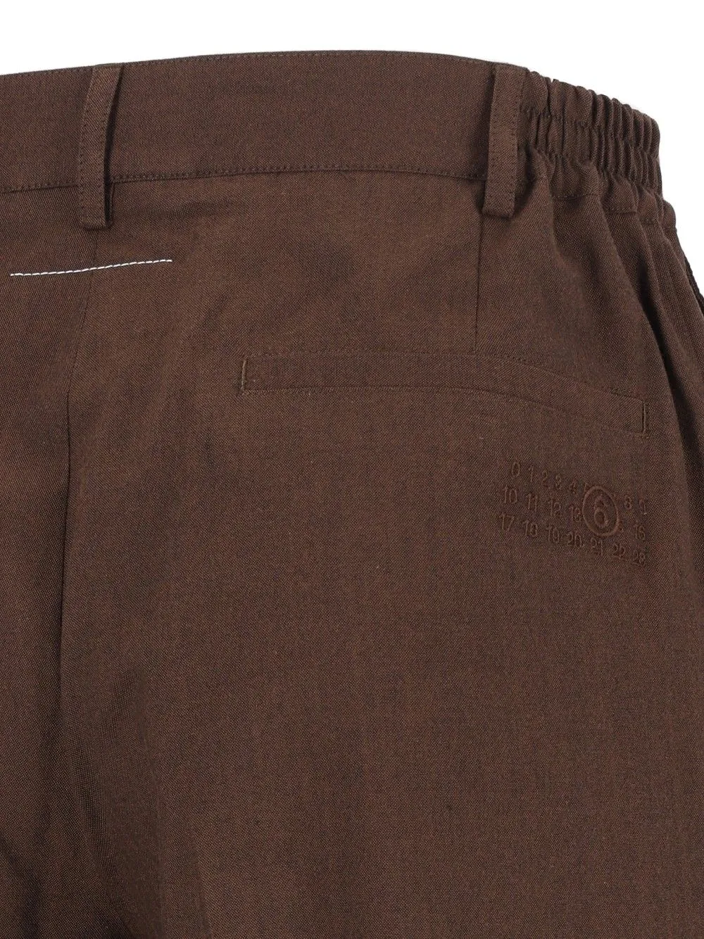 Wide-Leg With Pleats Trousers Brown sold by Wanan Luxury product image thumbnail 4