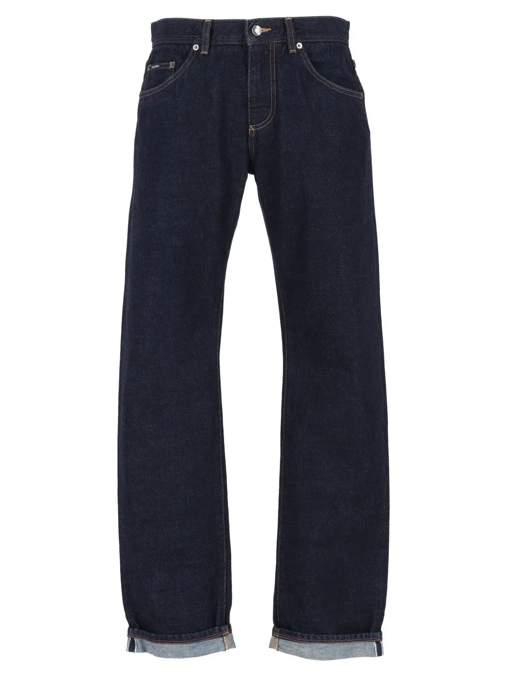 Jeans With Embroidery Trousers Blue sold by Wanan Luxury