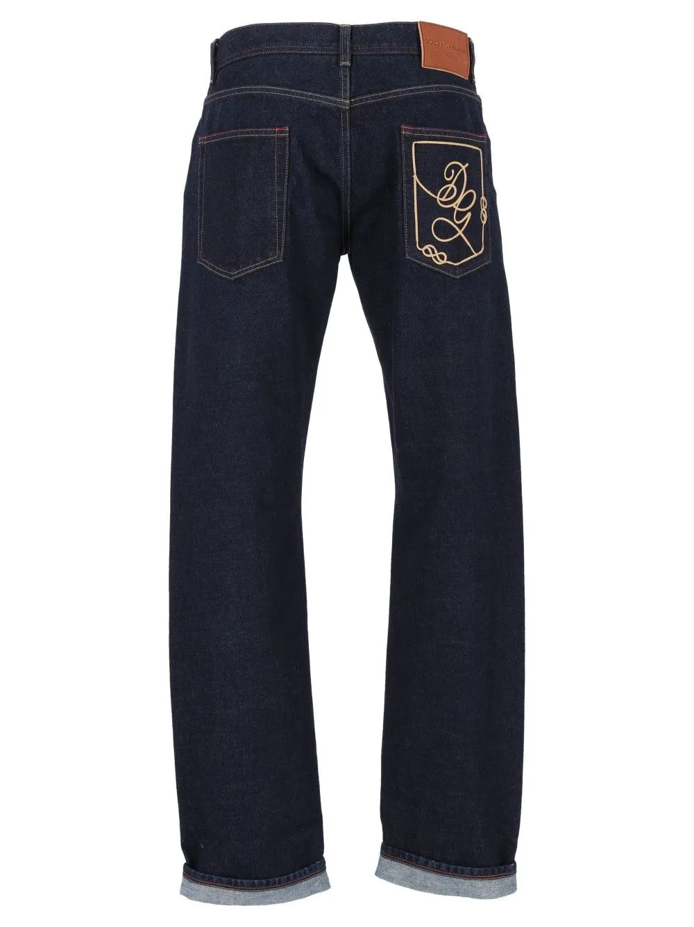 Jeans With Embroidery Trousers Blue sold by Wanan Luxury product image thumbnail 2