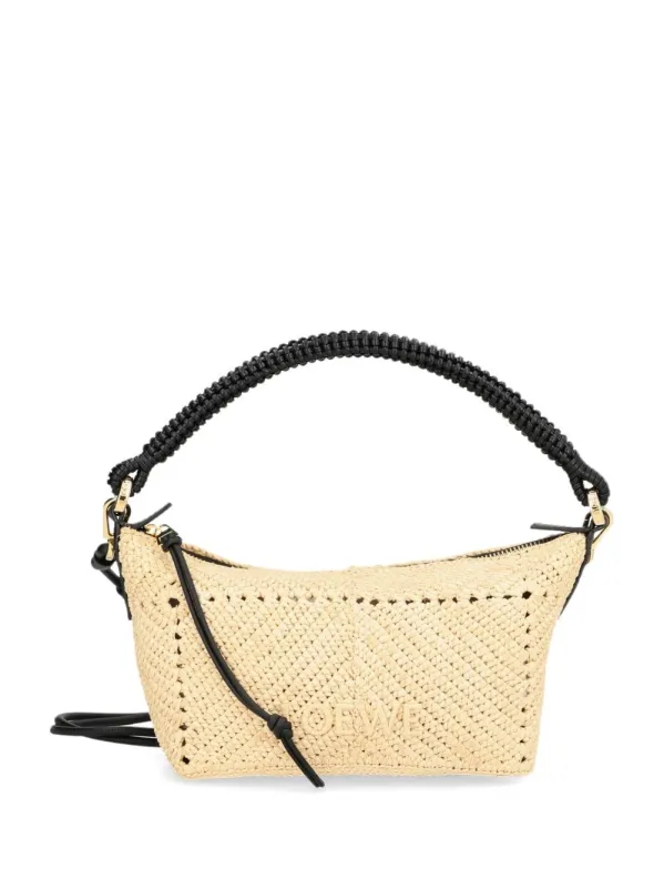 Cala Mini Raffia Bag Handbags Beige made by Loewe