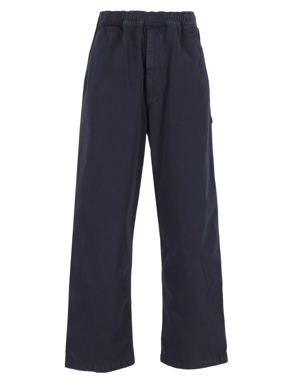 Cotton Twill Trousers Blue sold by Wanan Luxury