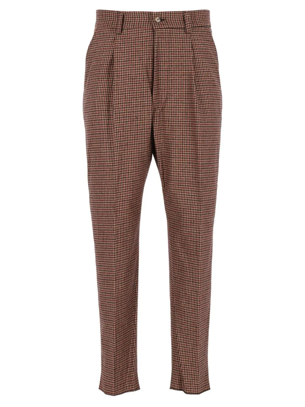 Pleated Pants Trousers Brown sold by Wanan Luxury
