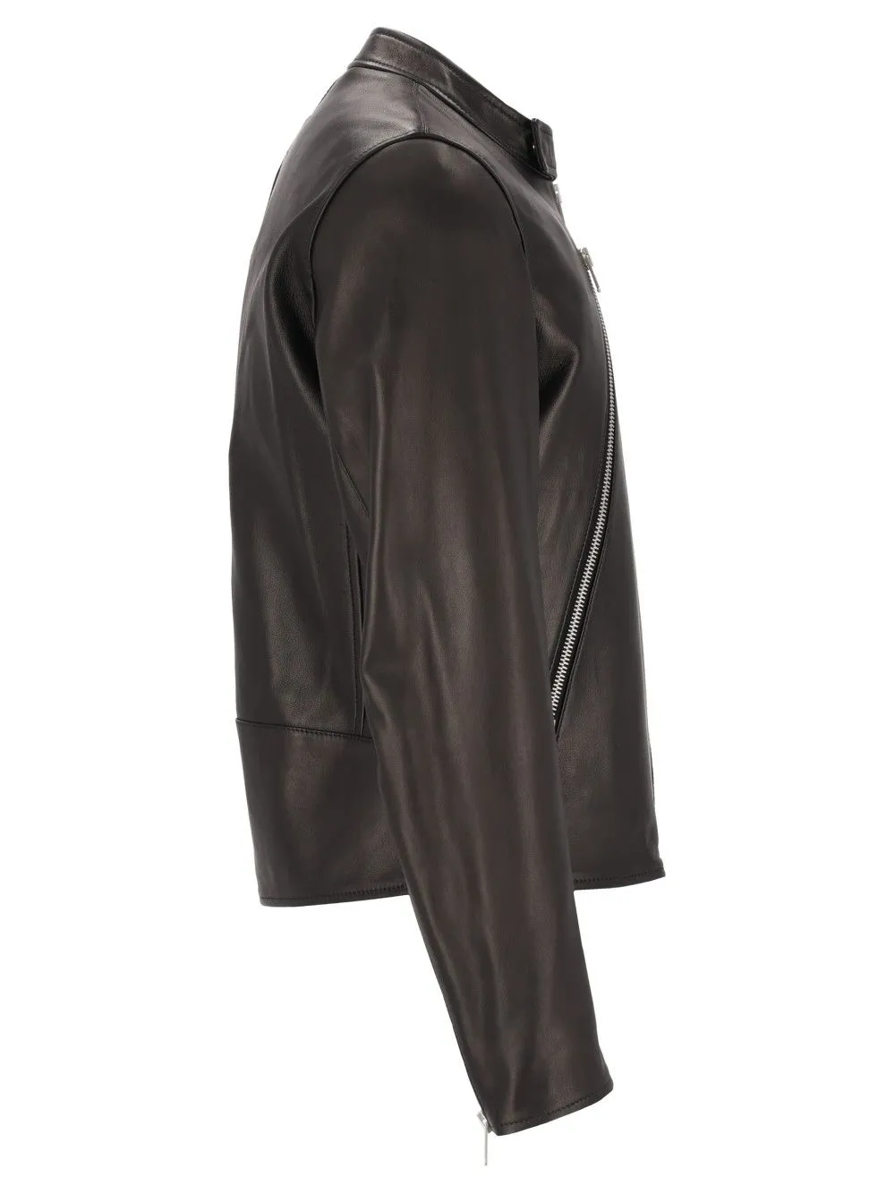 5-Zip Leather Jacket Black sold by Wanan Luxury product image thumbnail 4