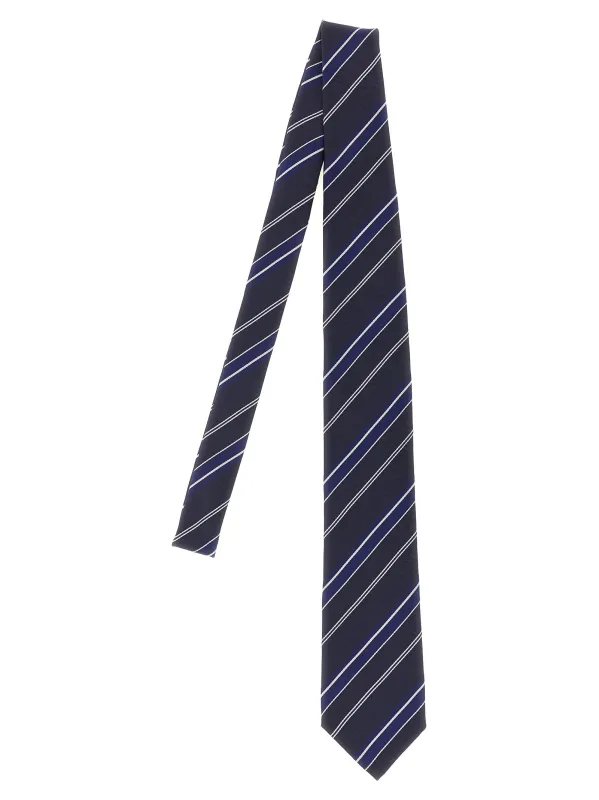 Diagonal Striped Tie Blue made by Tom Ford