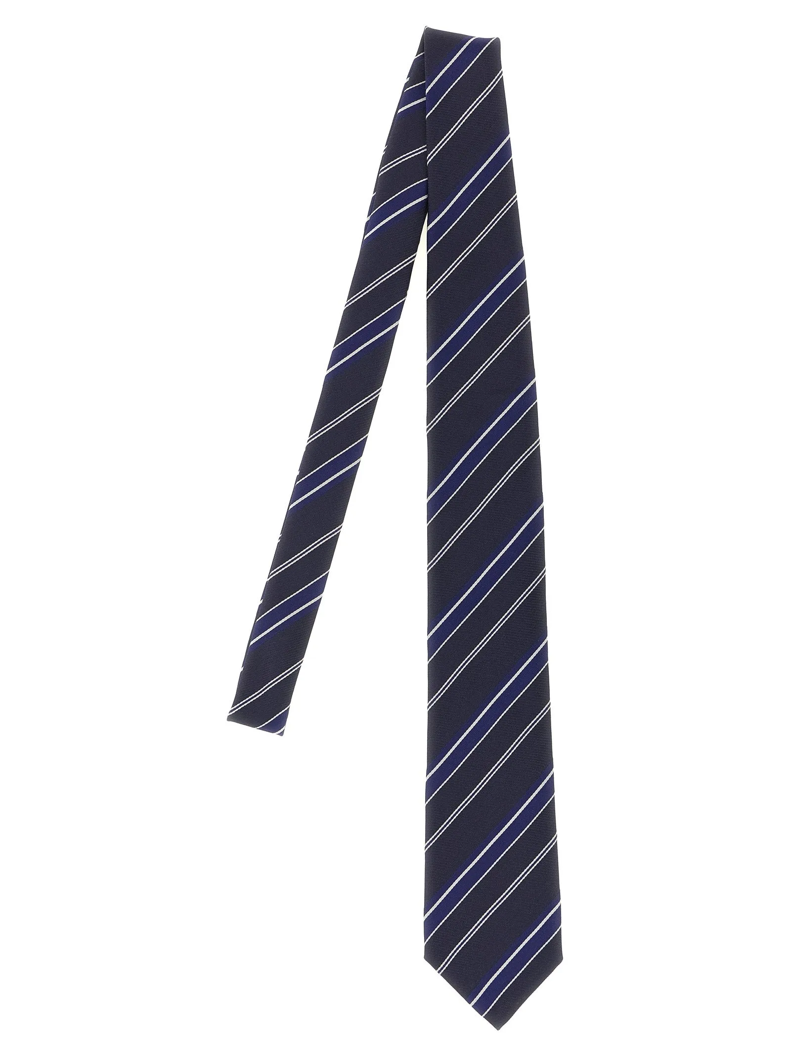 Diagonal Striped Tie Blue sold by Wanan Luxury