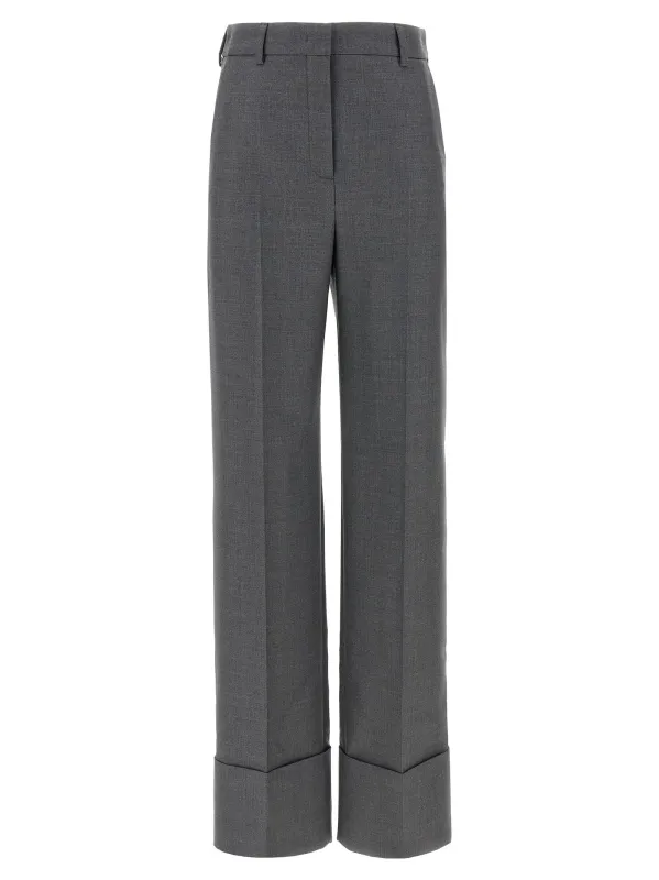 Valentino Garavani Wool Pants Gray made by Valentino Garavani