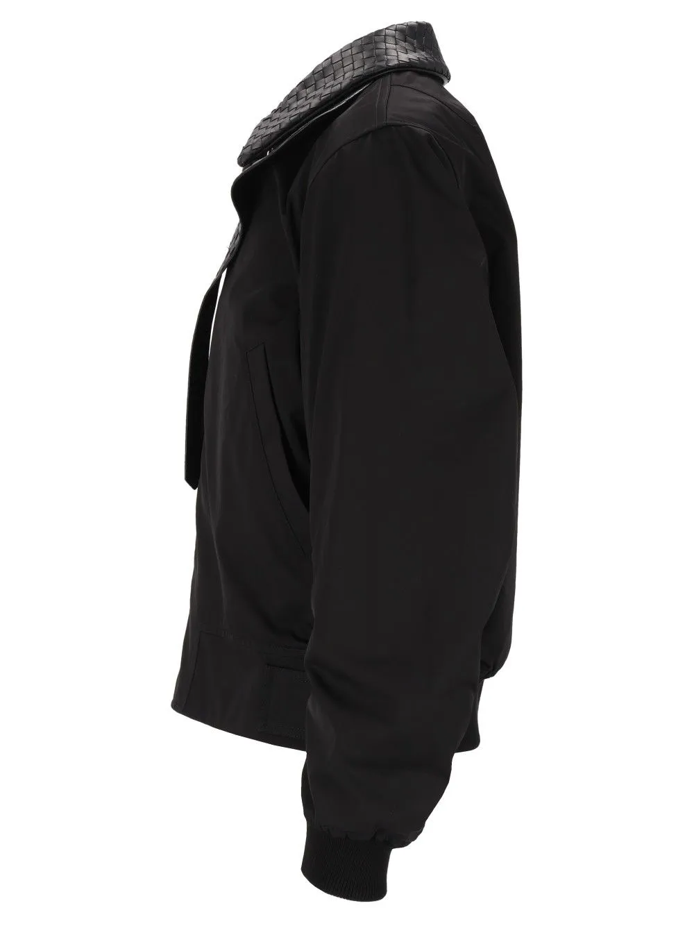 Padded Nylon Bomber Jacket Black sold by Wanan Luxury product image thumbnail 3
