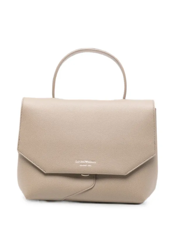 Medium Leather Handbag made by Emporio Armani