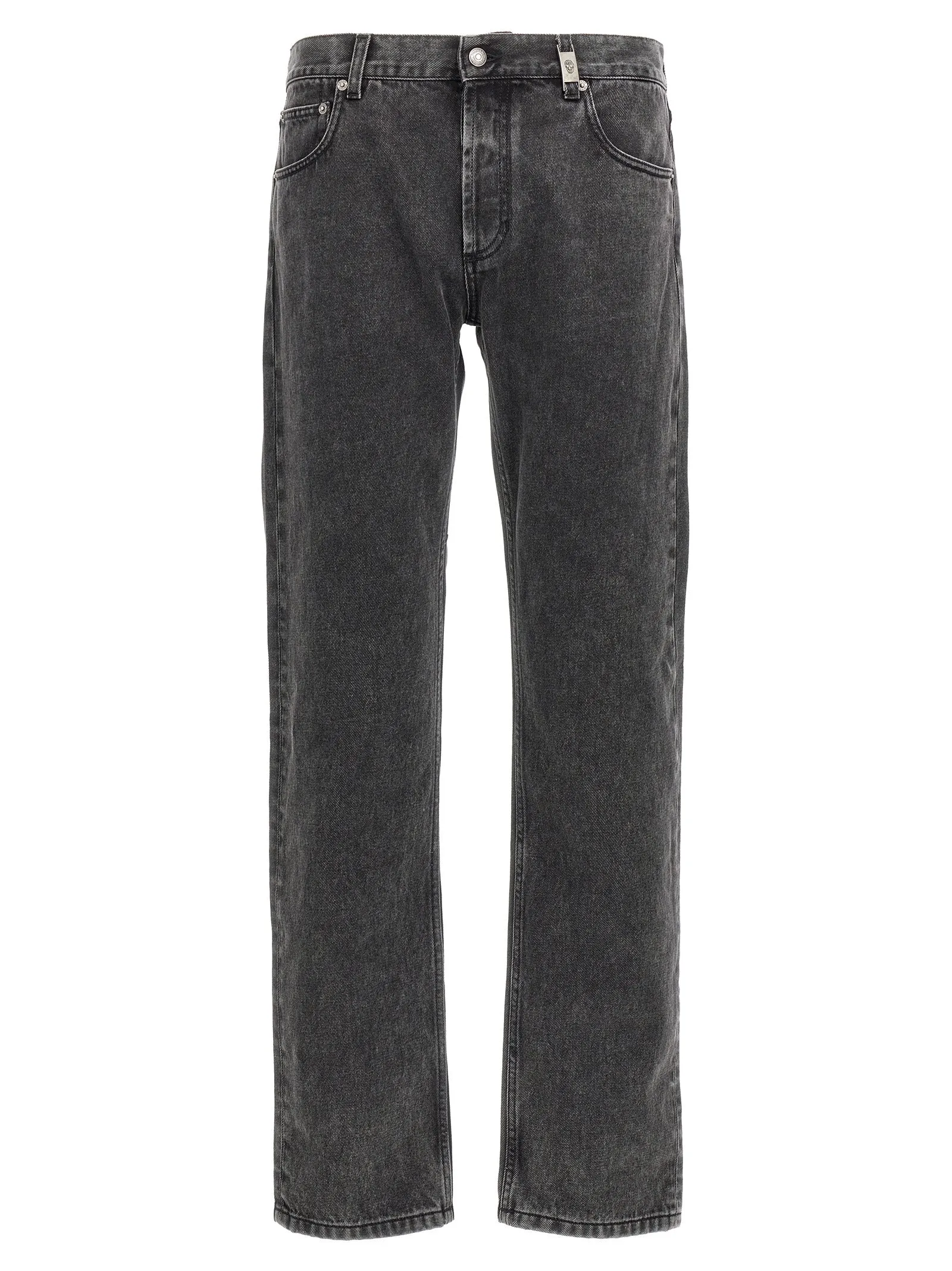 Metal Plate Jeans Black sold by Wanan Luxury