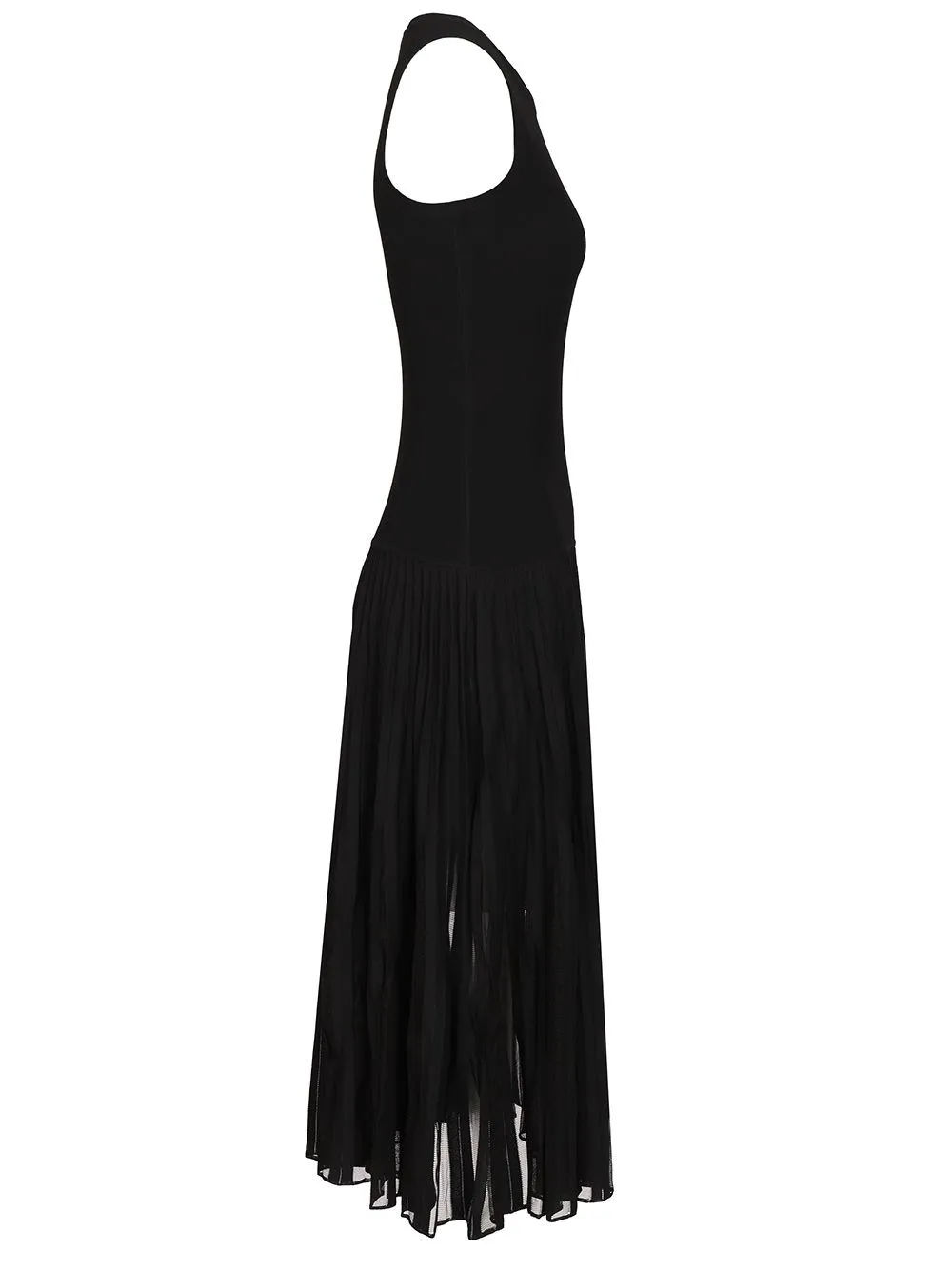 Pleated Sheer Dress Black sold by Wanan Luxury product image thumbnail 3