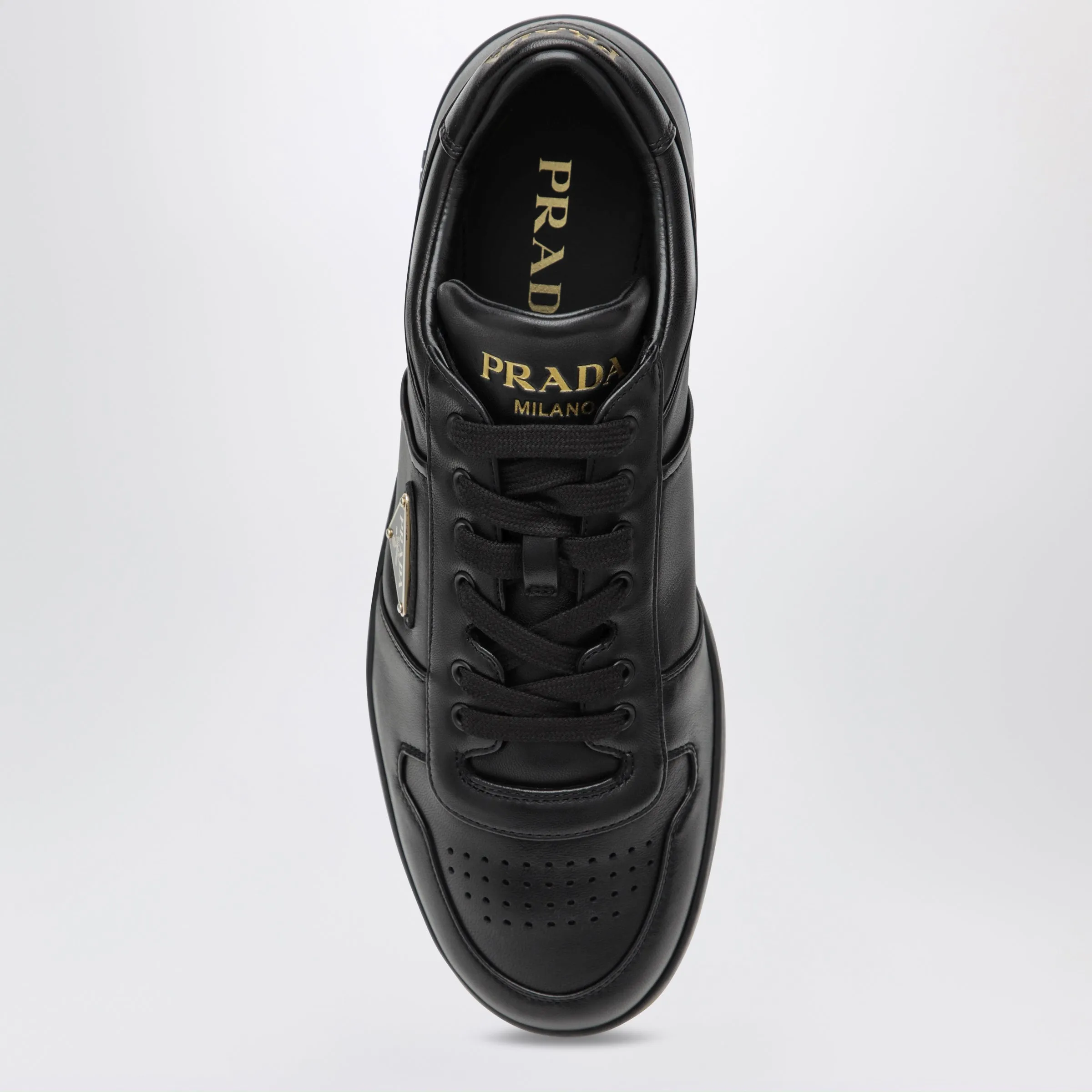 Black Downtown Sneakers In Nappa Leather sold by Wanan Luxury product image thumbnail 3