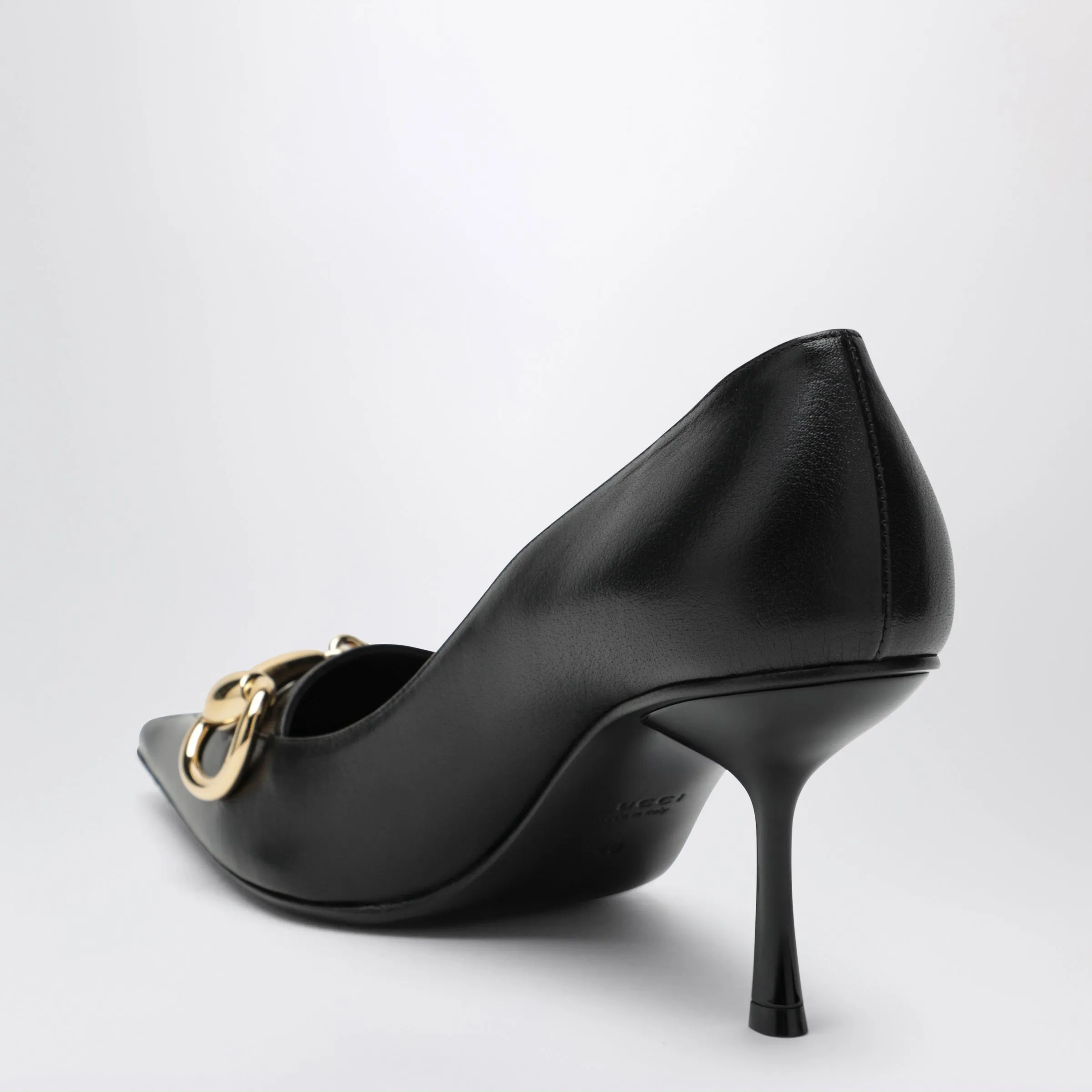 Boulevard Pumps In Glossy Leather, Black sold by Wanan Luxury product image thumbnail 2