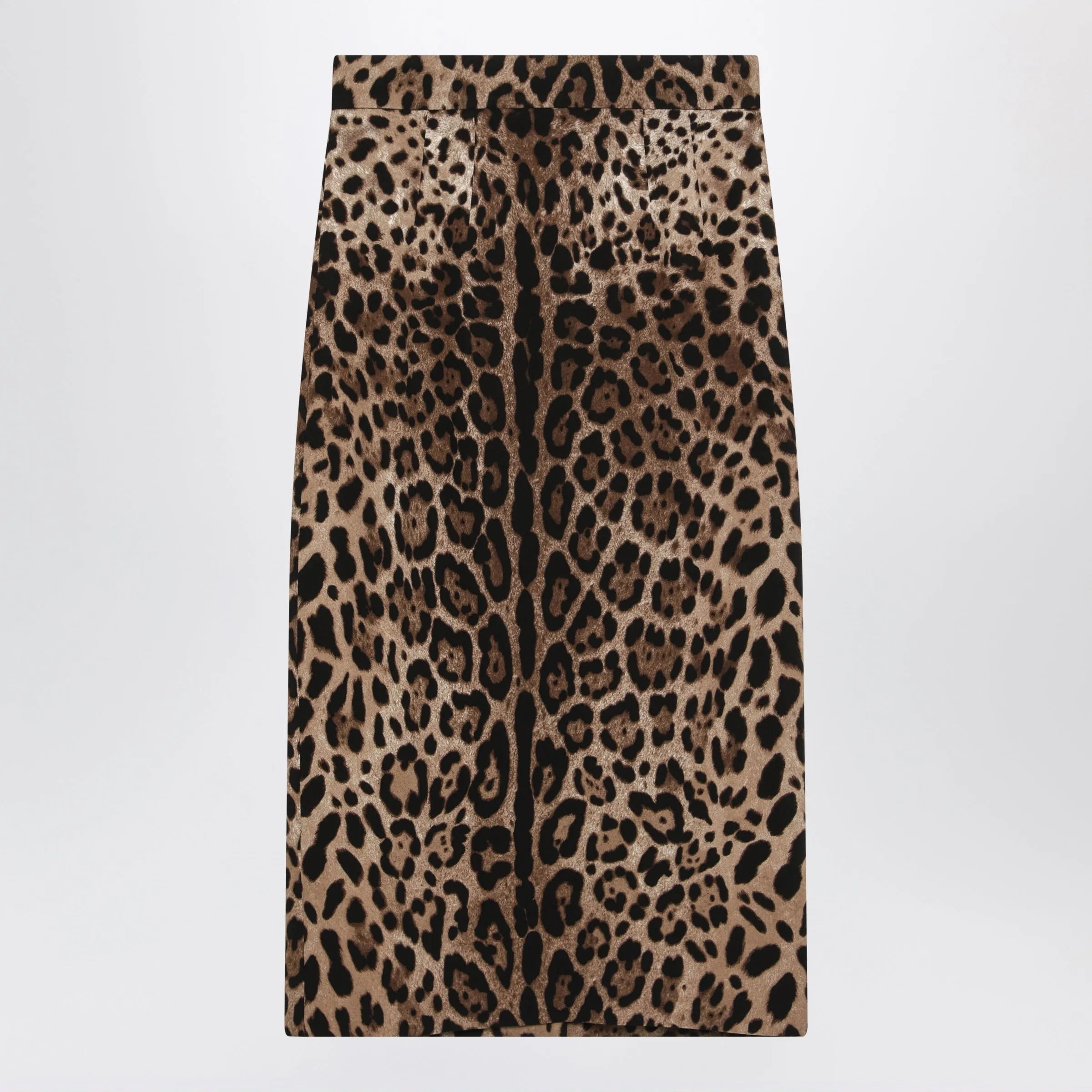 Leopard-Print Cady Skirt sold by Wanan Luxury