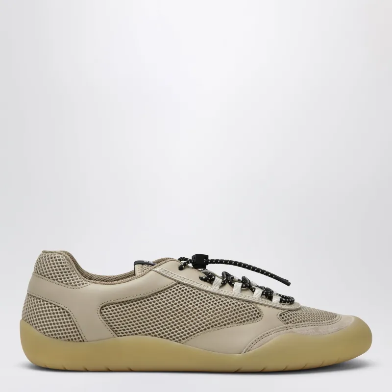 Speedrock Sneakers In Desert Leather And Mesh made by Prada