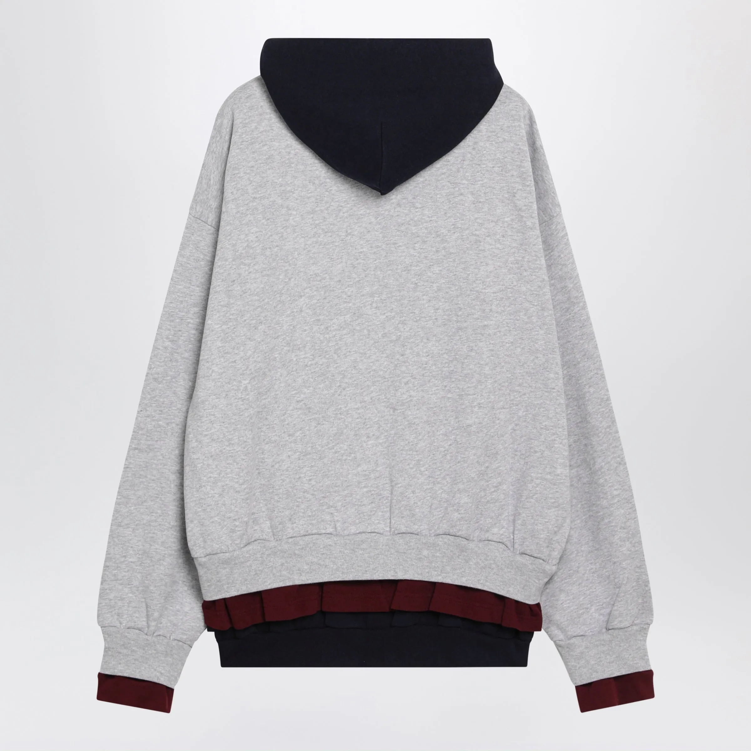 Layered Gray Hoodie sold by Wanan Luxury product image thumbnail 2