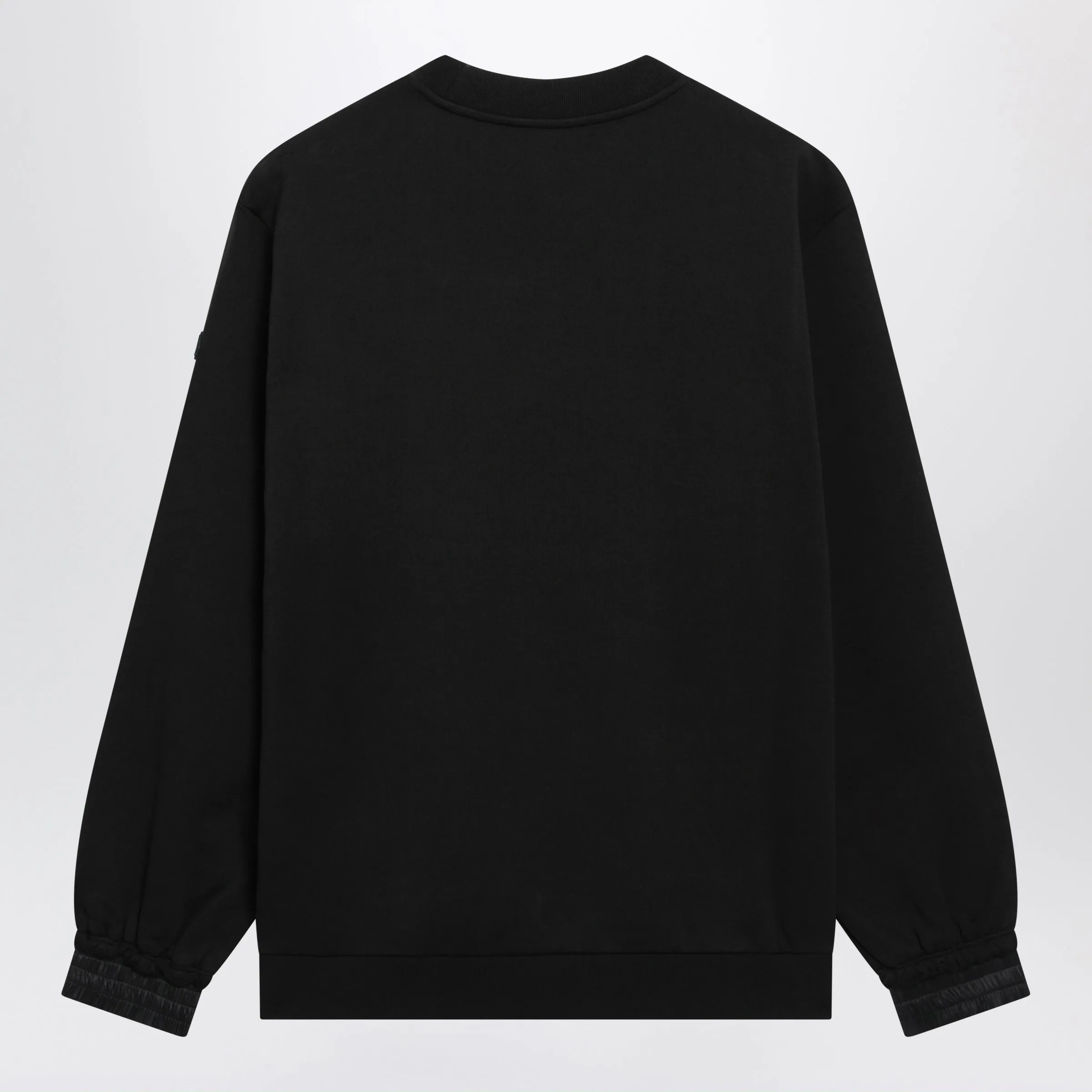 Black Cotton Sweatshirt With Logo sold by Wanan Luxury product image thumbnail 2