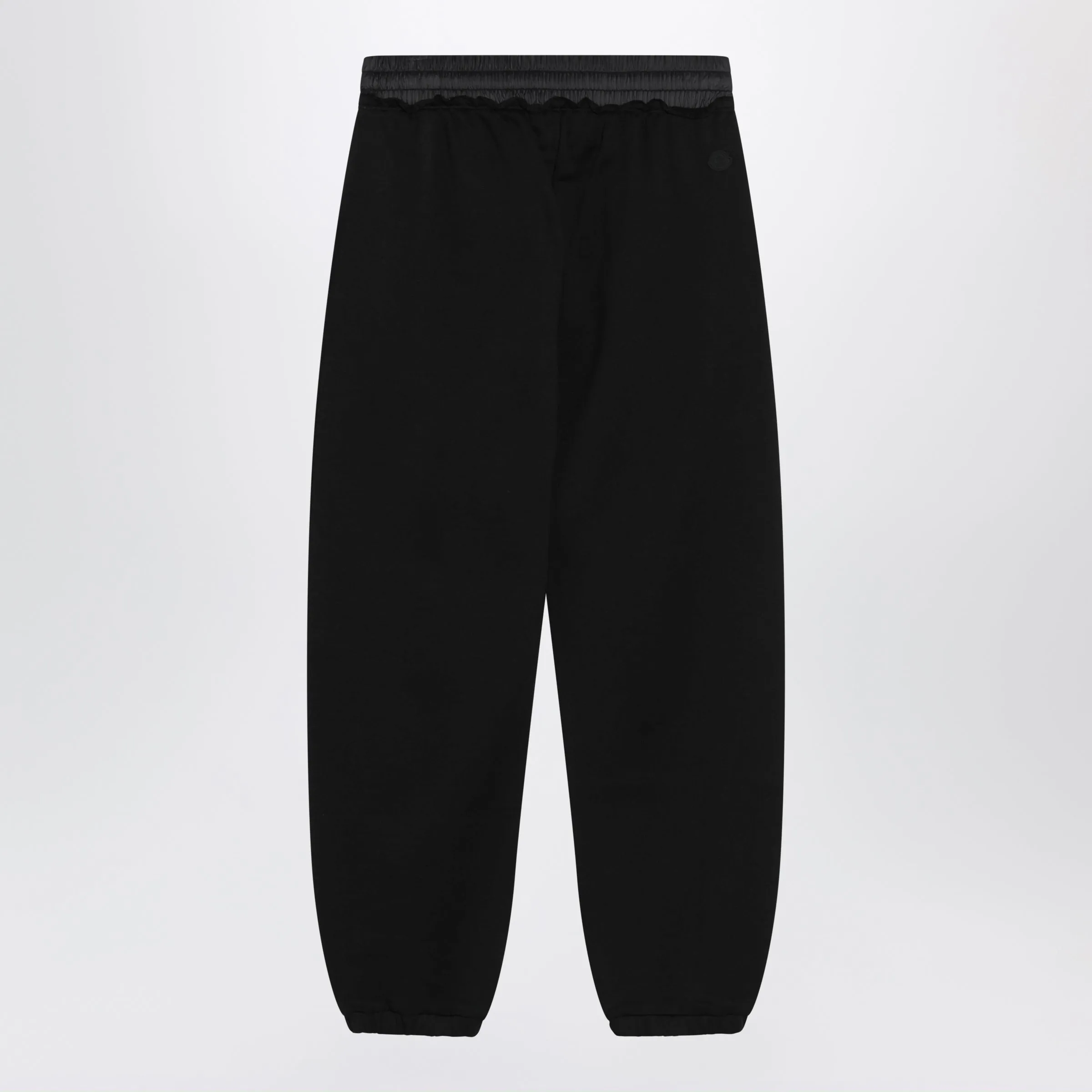 Black Cotton Jogger Pants With Logo sold by Wanan Luxury product image thumbnail 2