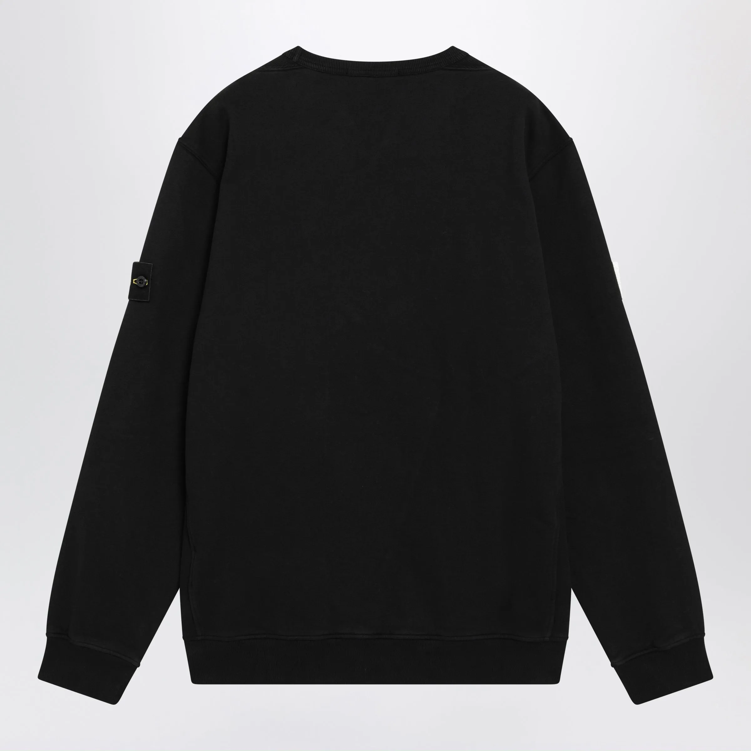 Black Cotton Crewneck Sweatshirt sold by Wanan Luxury product image thumbnail 2