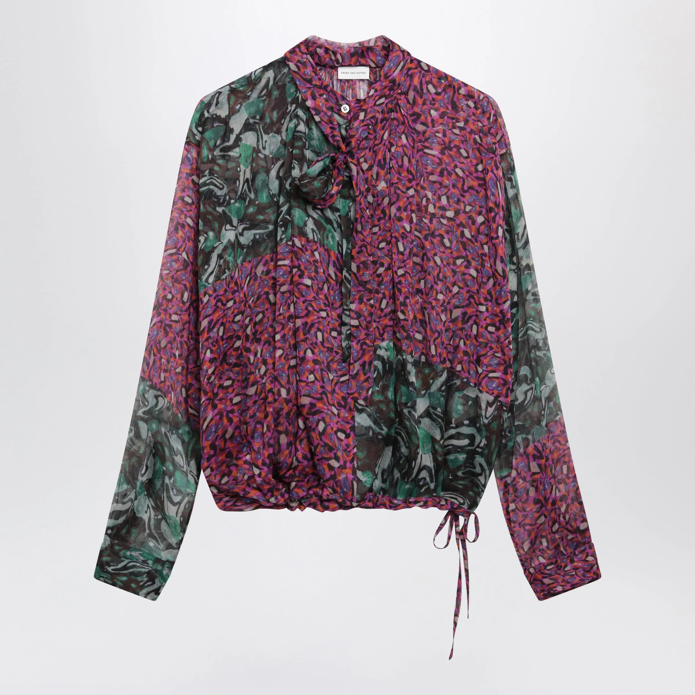 Multicolored Silk Blouse sold by Wanan Luxury