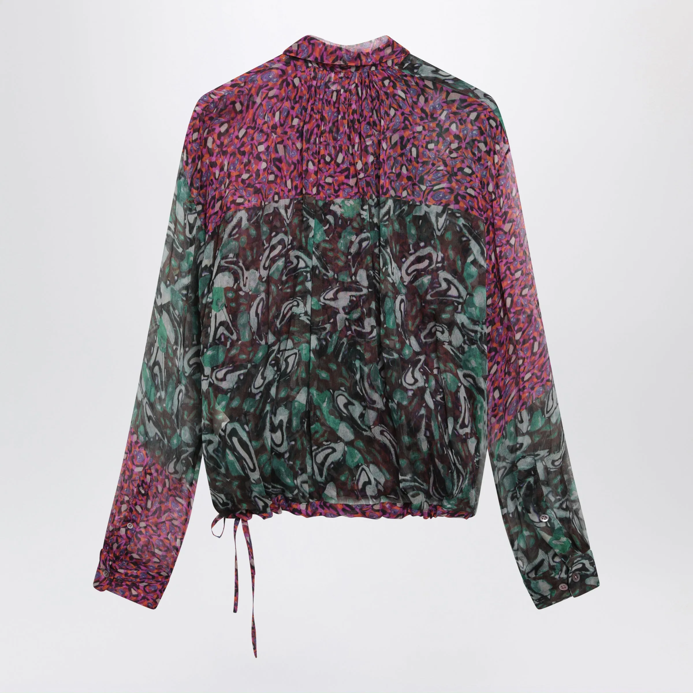 Multicolored Silk Blouse sold by Wanan Luxury product image thumbnail 2