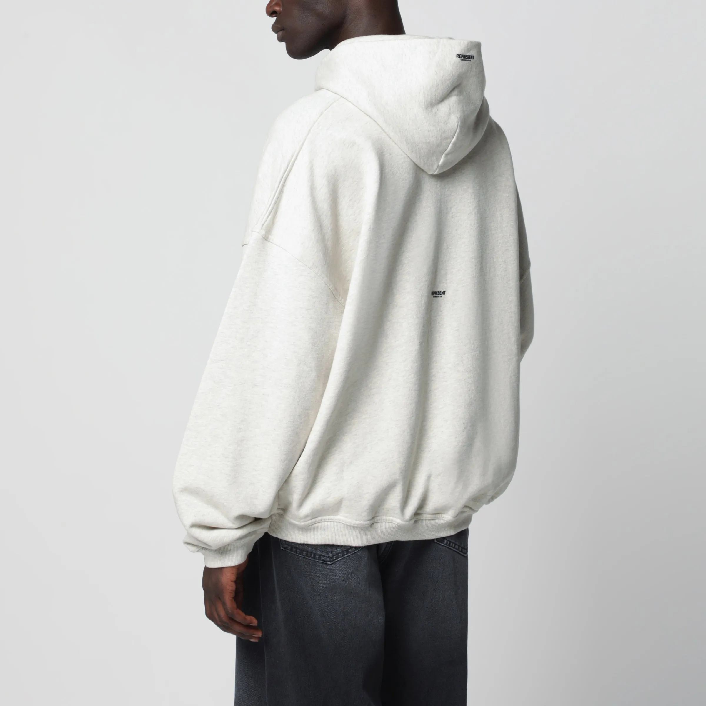 Cream Micro Owners Club Cotton Hoodie sold by Wanan Luxury product image thumbnail 3
