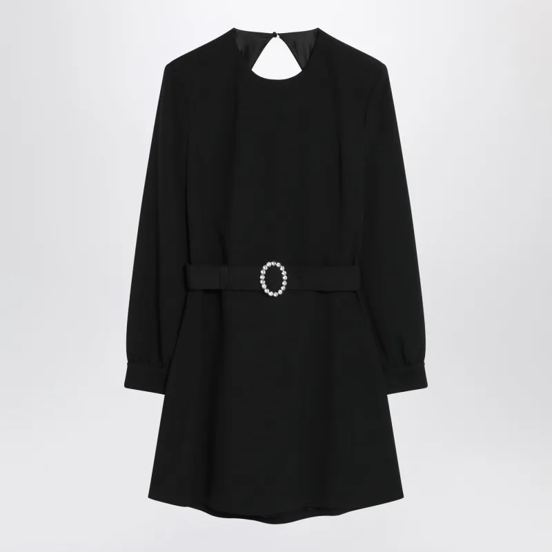Black Mini Dress With Belt made by Yves Saint Laurent