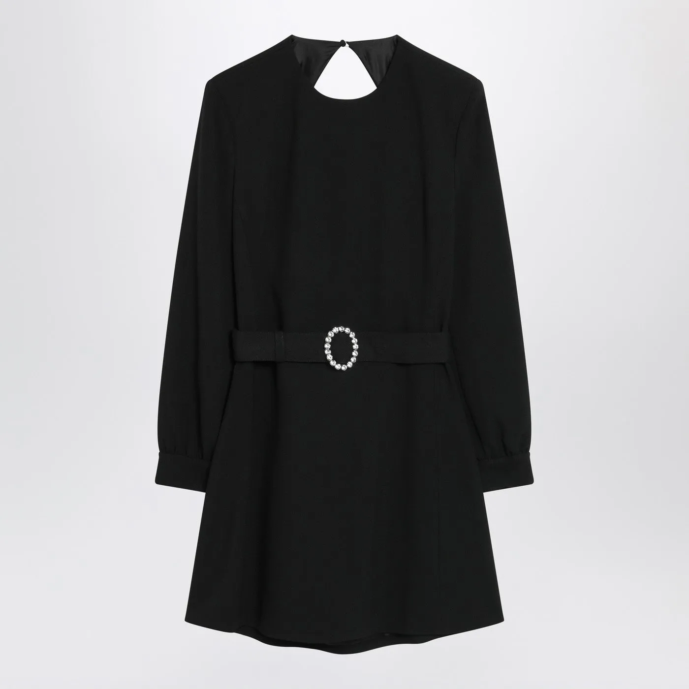 Black Mini Dress With Belt sold by Wanan Luxury