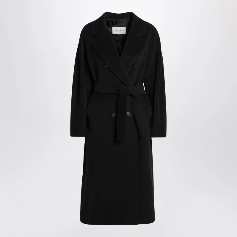 101801 Icon Coat In Black made by MaxMara