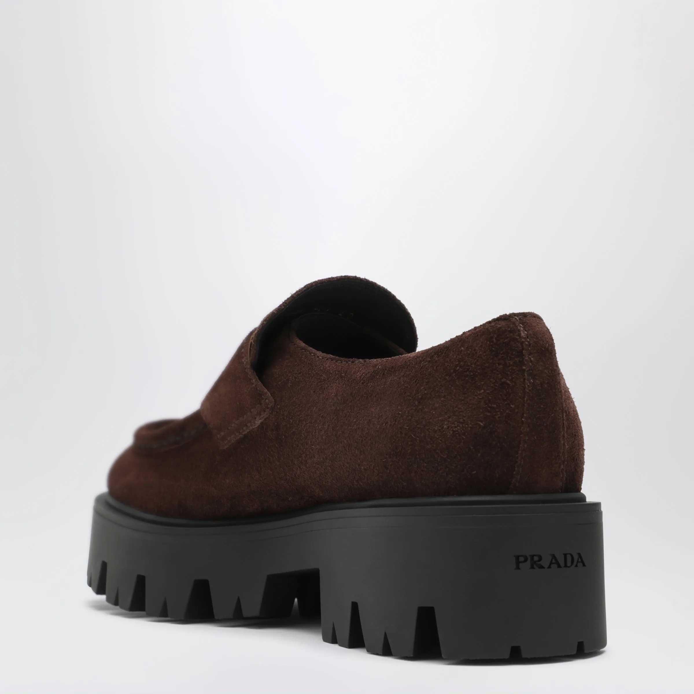 Dark Brown Suede Loafers sold by Wanan Luxury product image thumbnail 2