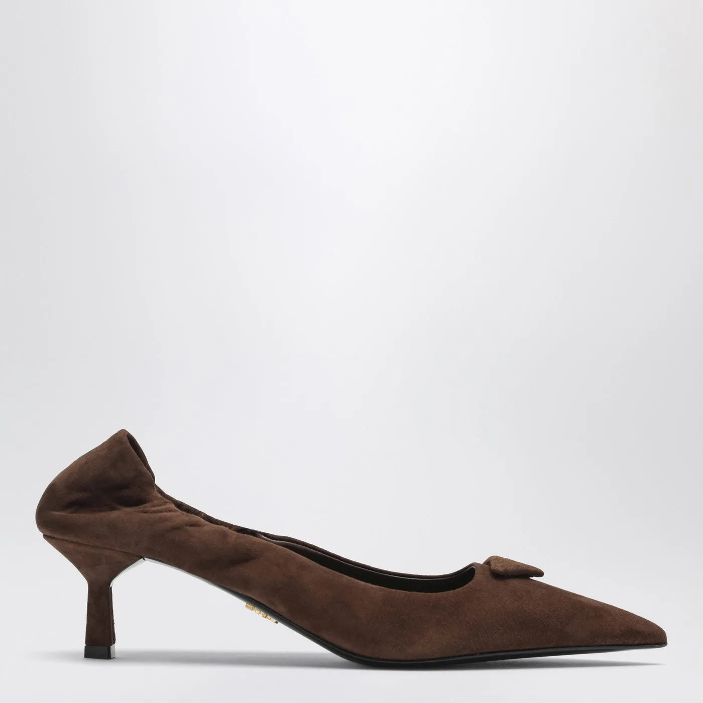 Cocoa-Colored Suede Pumps sold by Wanan Luxury