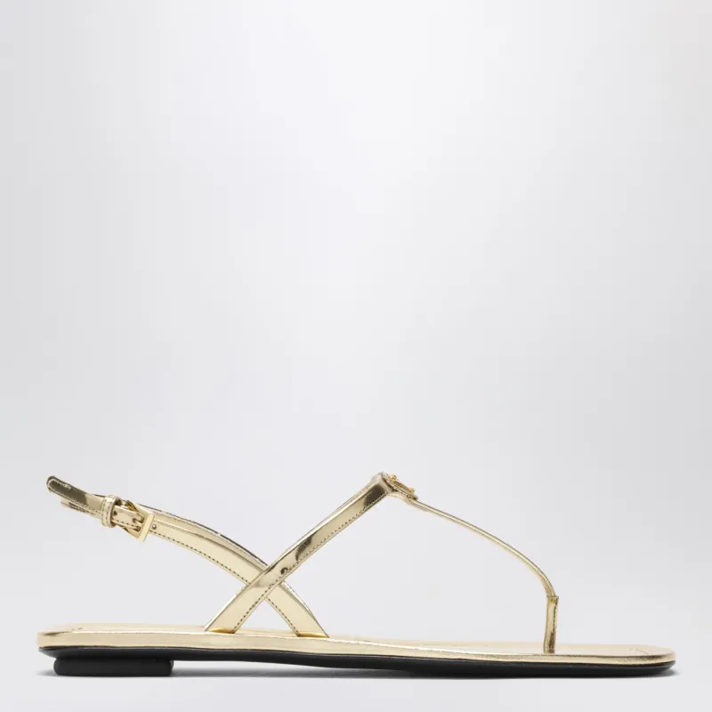 Platinum Thong Sandals made by Prada