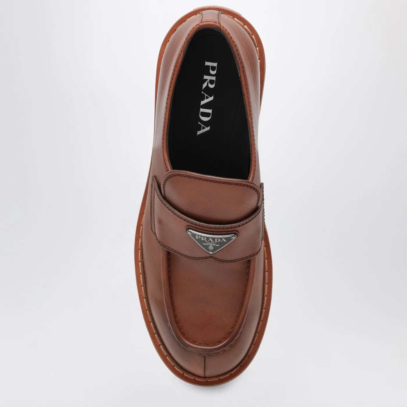 Ebony Leather Loafers sold by Wanan Luxury product image thumbnail 3
