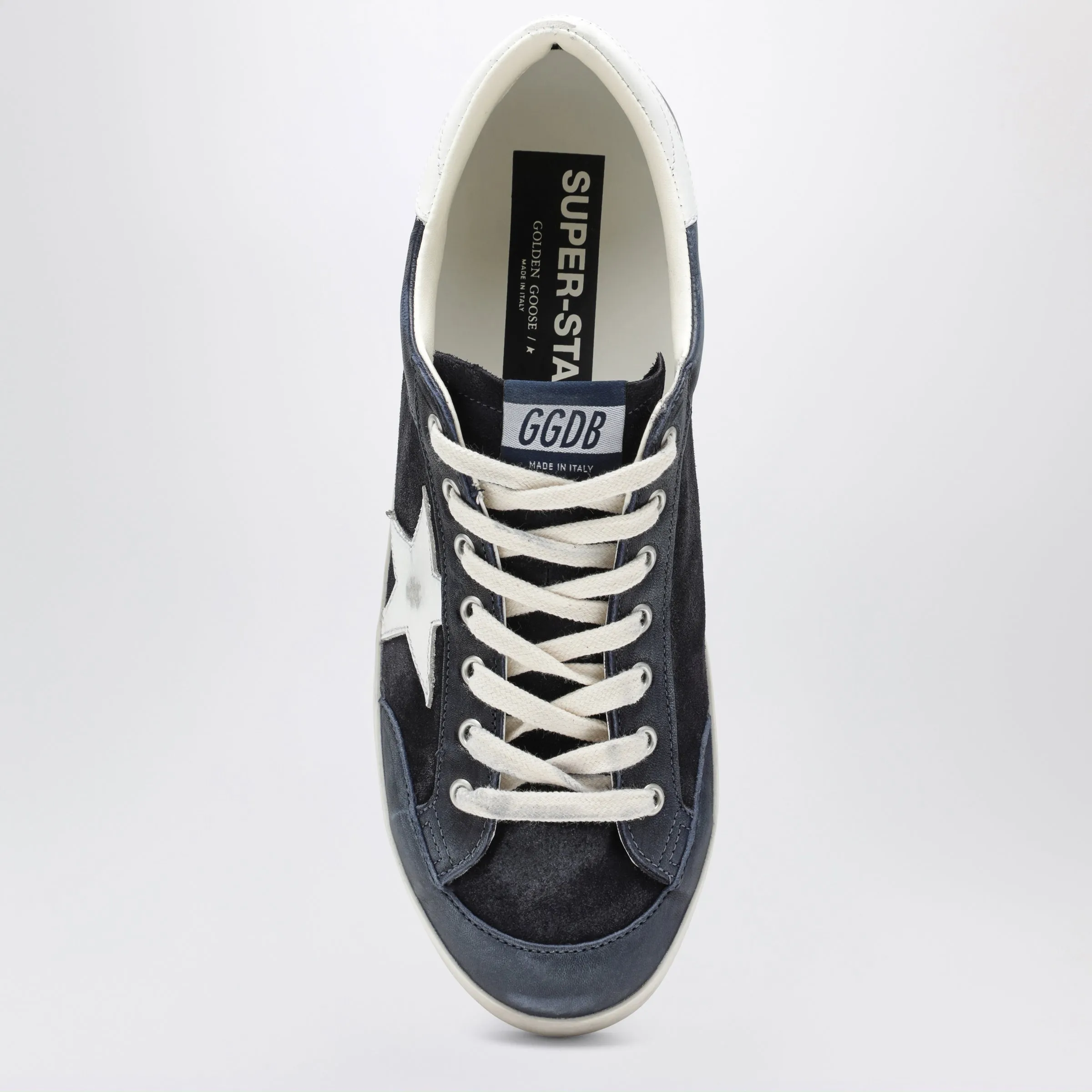 Super-Star Sneakers In Blau, Weiß, Leder Und Wildleder sold by Wanan Luxury product image thumbnail 3