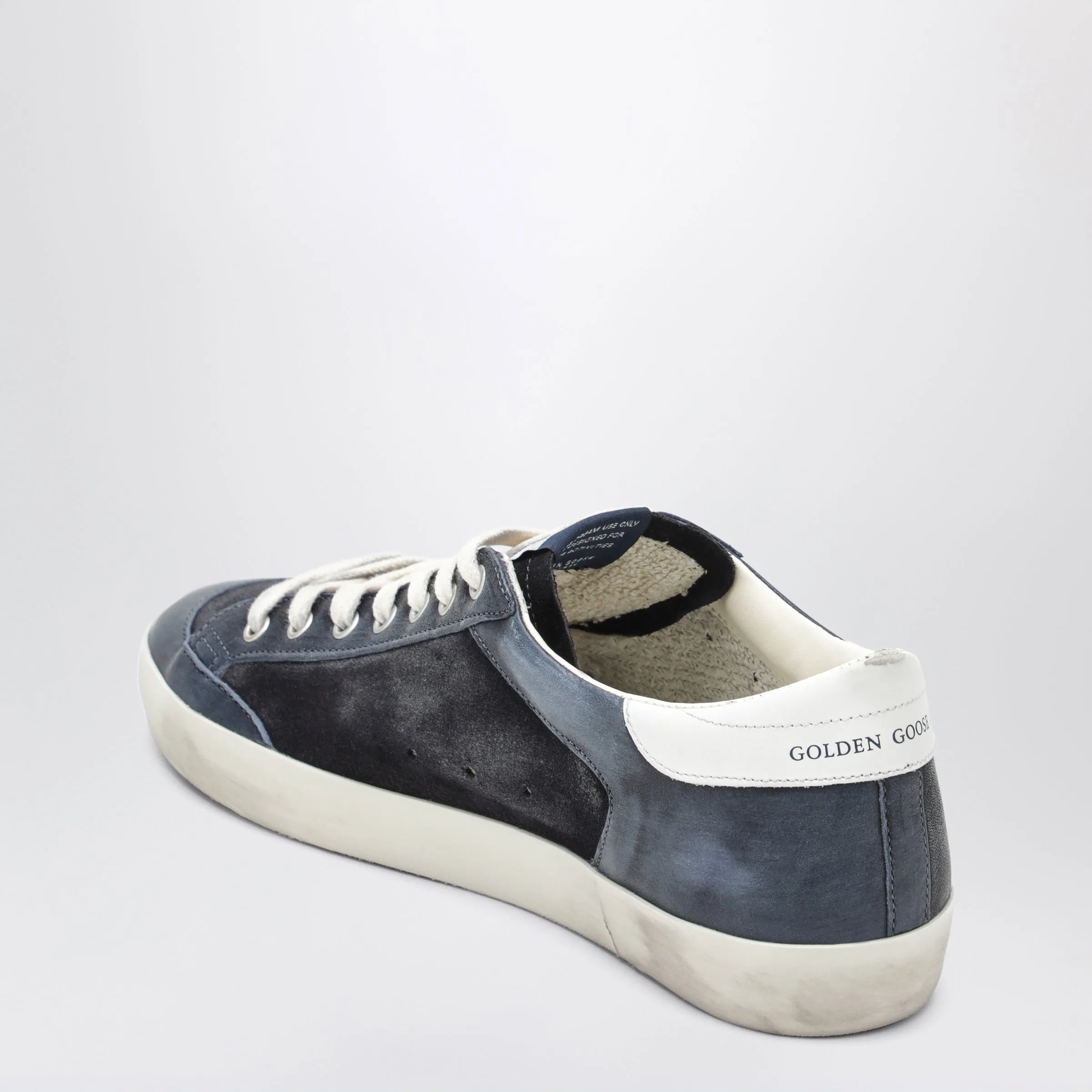 Super-Star Sneakers In Blau, Weiß, Leder Und Wildleder sold by Wanan Luxury product image thumbnail 2