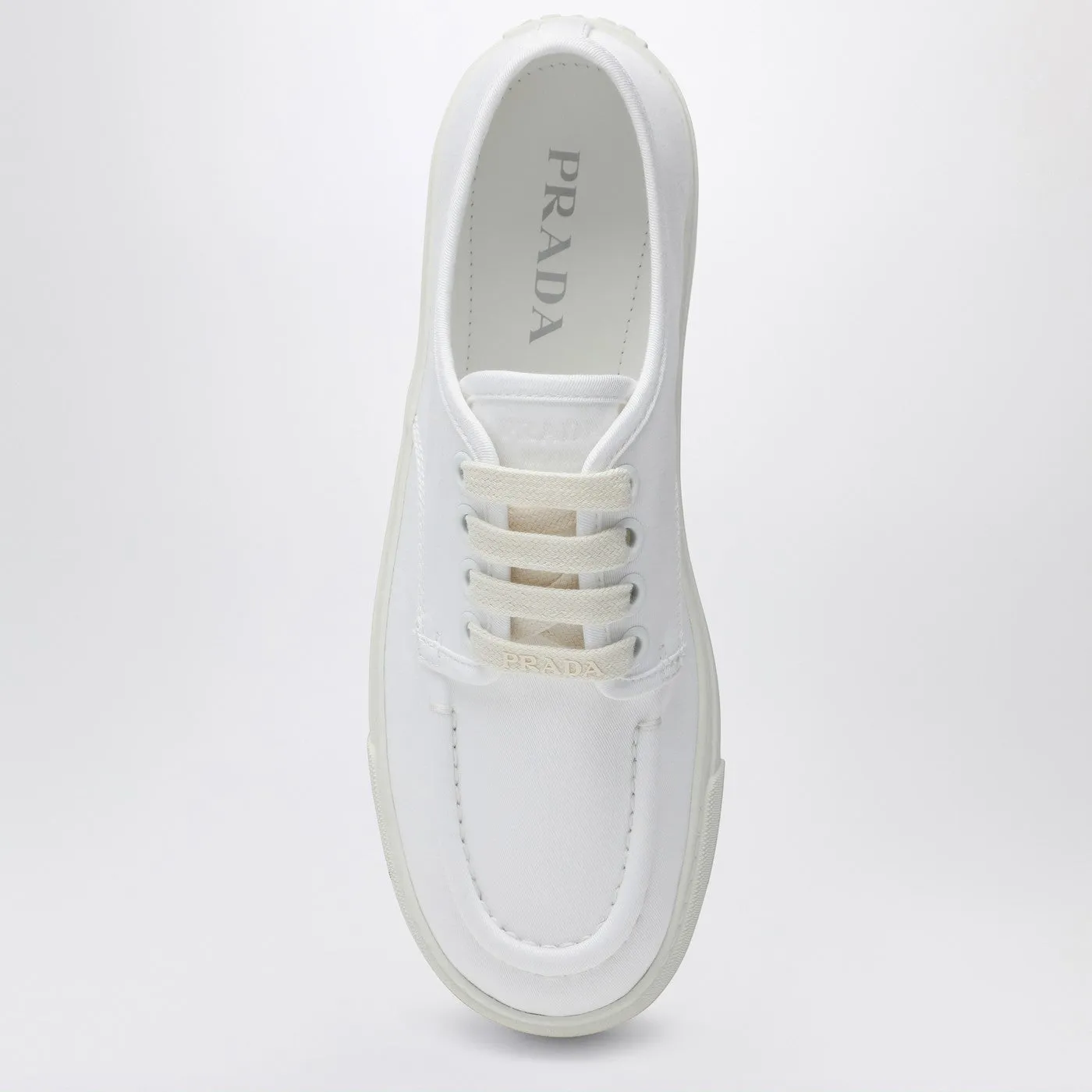 White Sneakers In Cotton Canvas sold by Wanan Luxury product image thumbnail 3