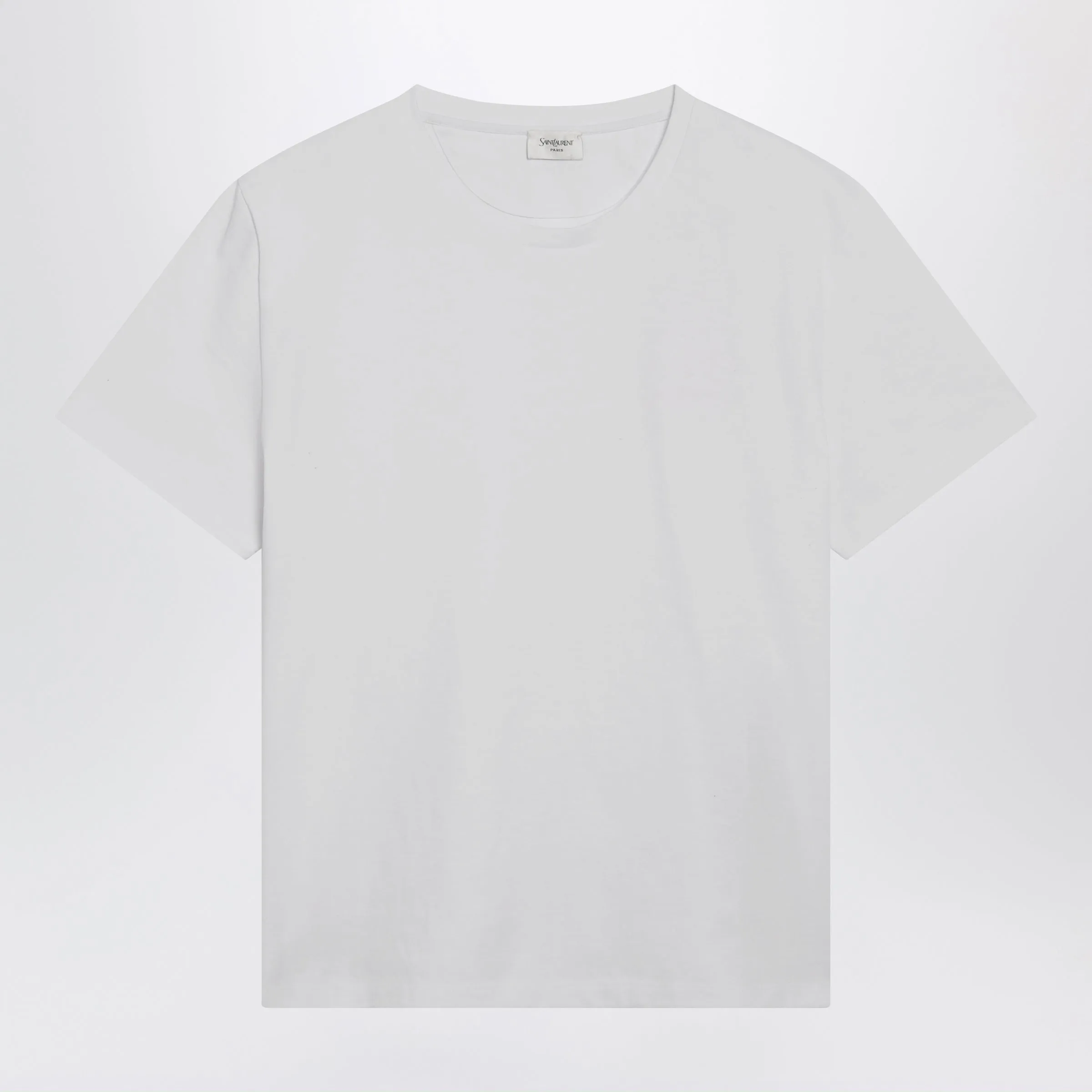 White Small Fit De Cotton T-Shirt sold by Wanan Luxury