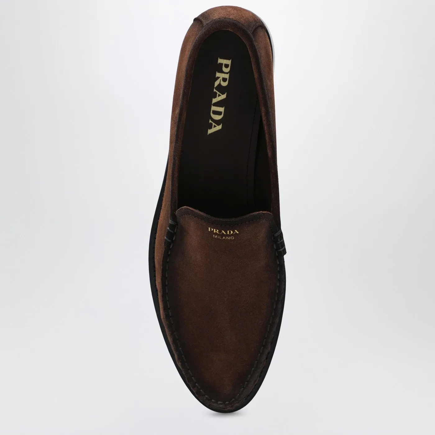 Brown Suede Leather Loafers sold by Wanan Luxury product image thumbnail 3