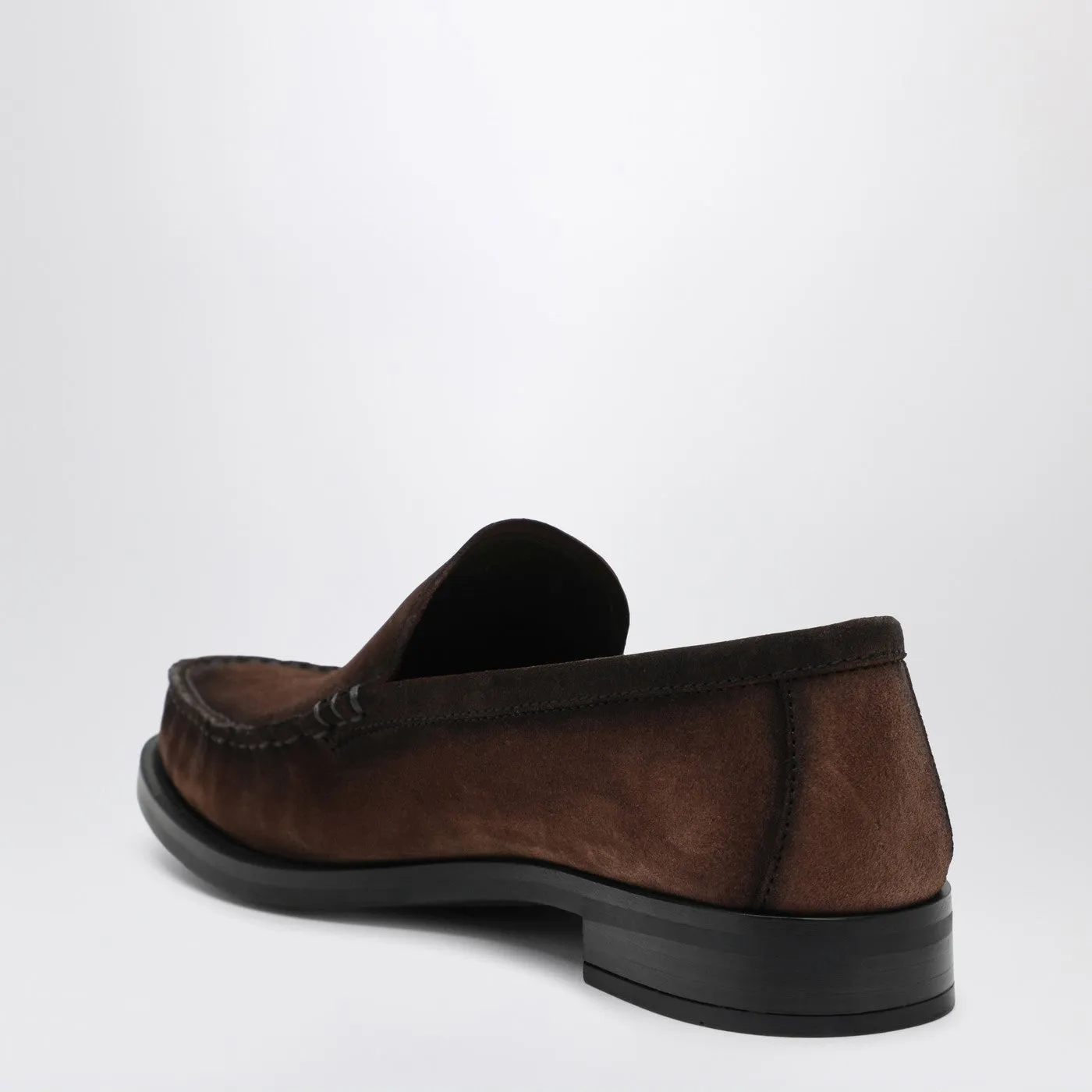 Brown Suede Leather Loafers sold by Wanan Luxury product image thumbnail 2