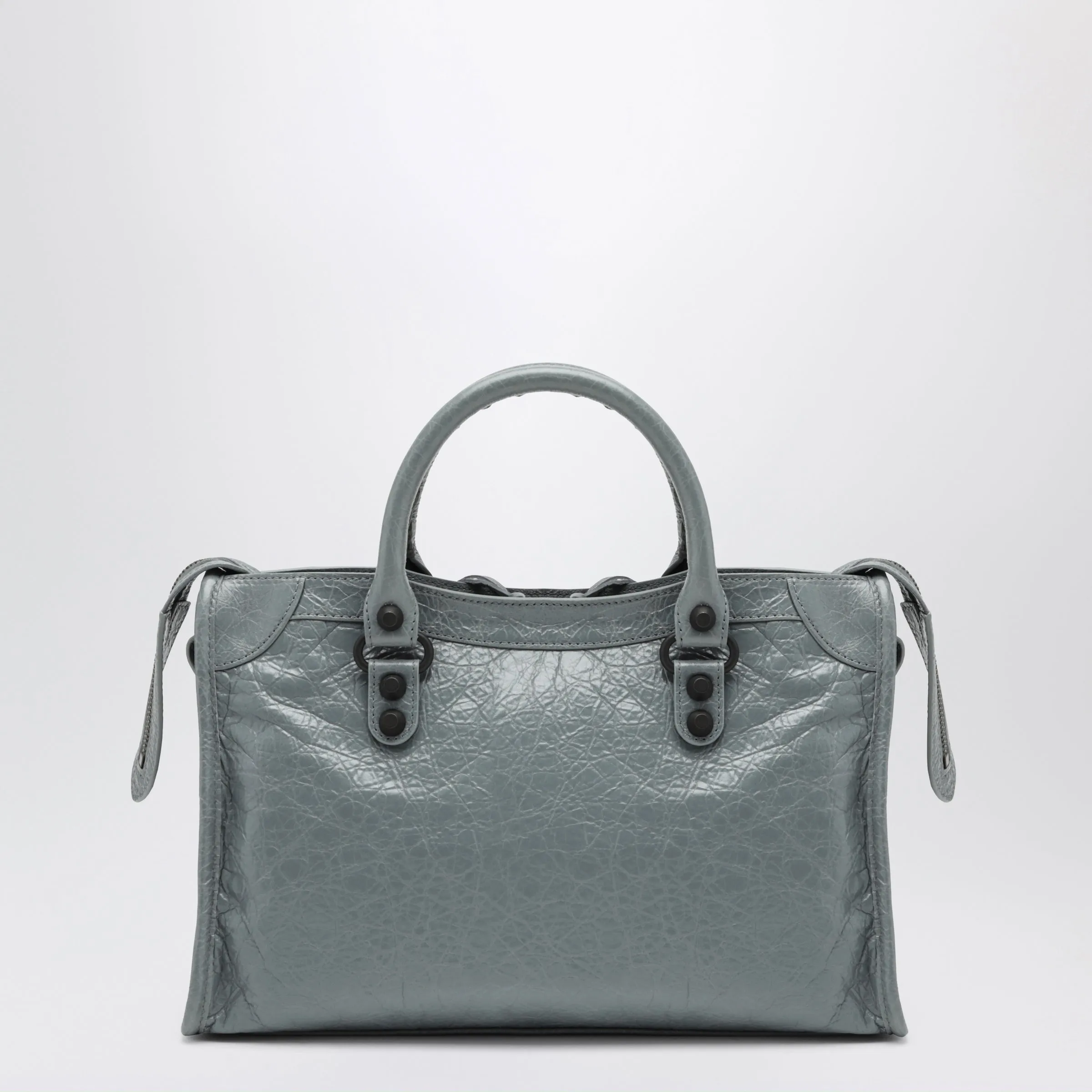 Small Le City Bag In Grey Blue Leather sold by Wanan Luxury product image thumbnail 2