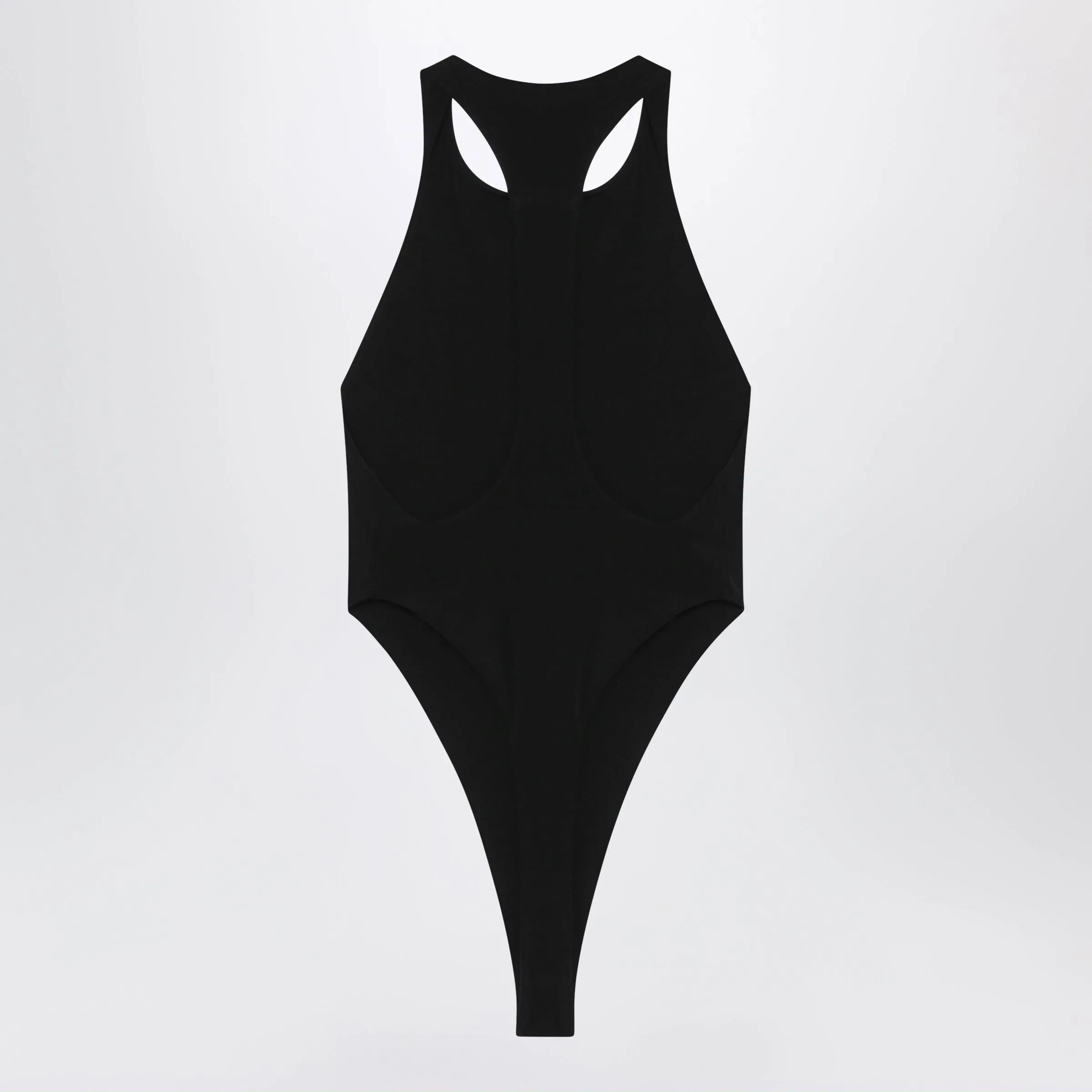 Black Jersey Bodysuit sold by Wanan Luxury product image thumbnail 2