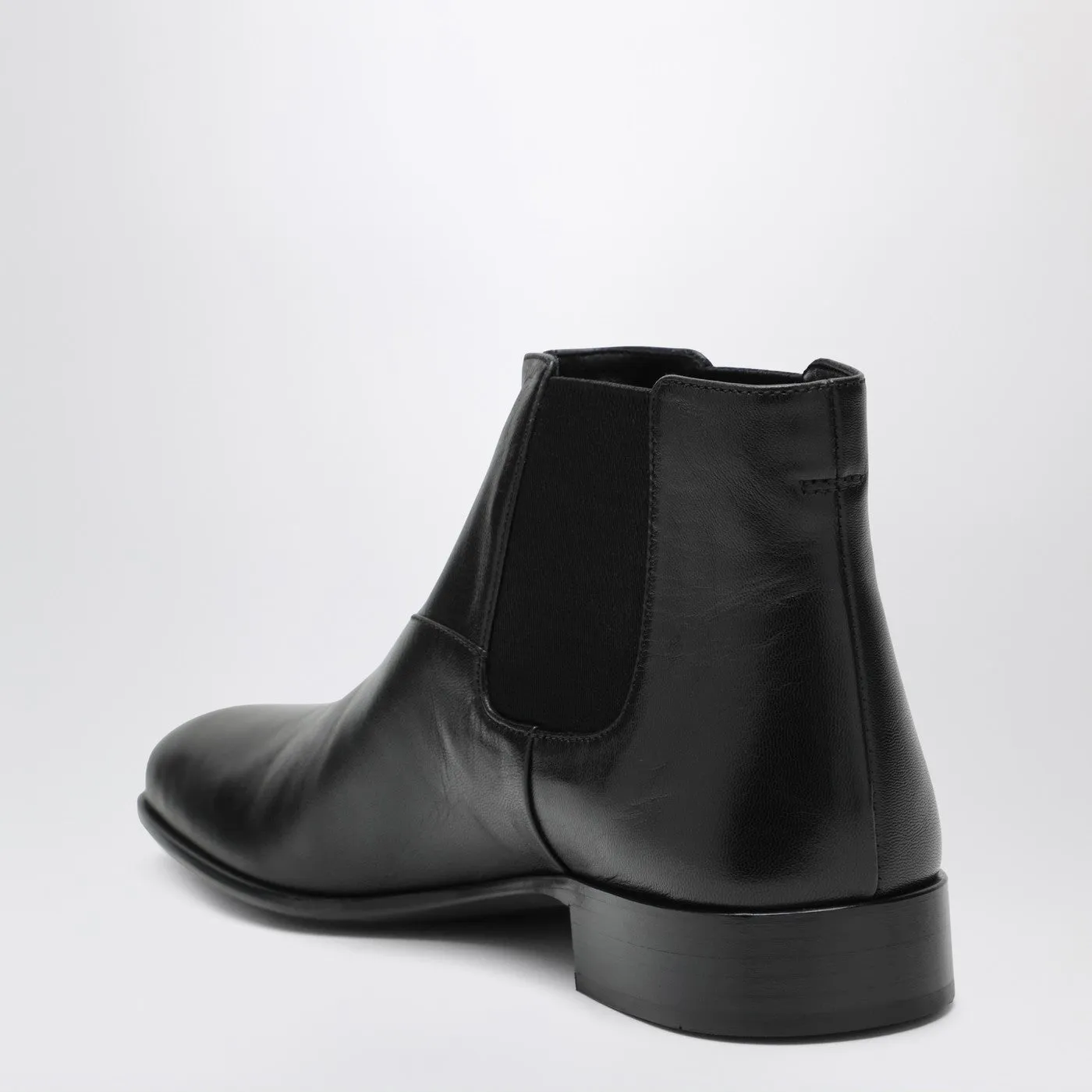 Black Leather Ankle Boots sold by Wanan Luxury product image thumbnail 2