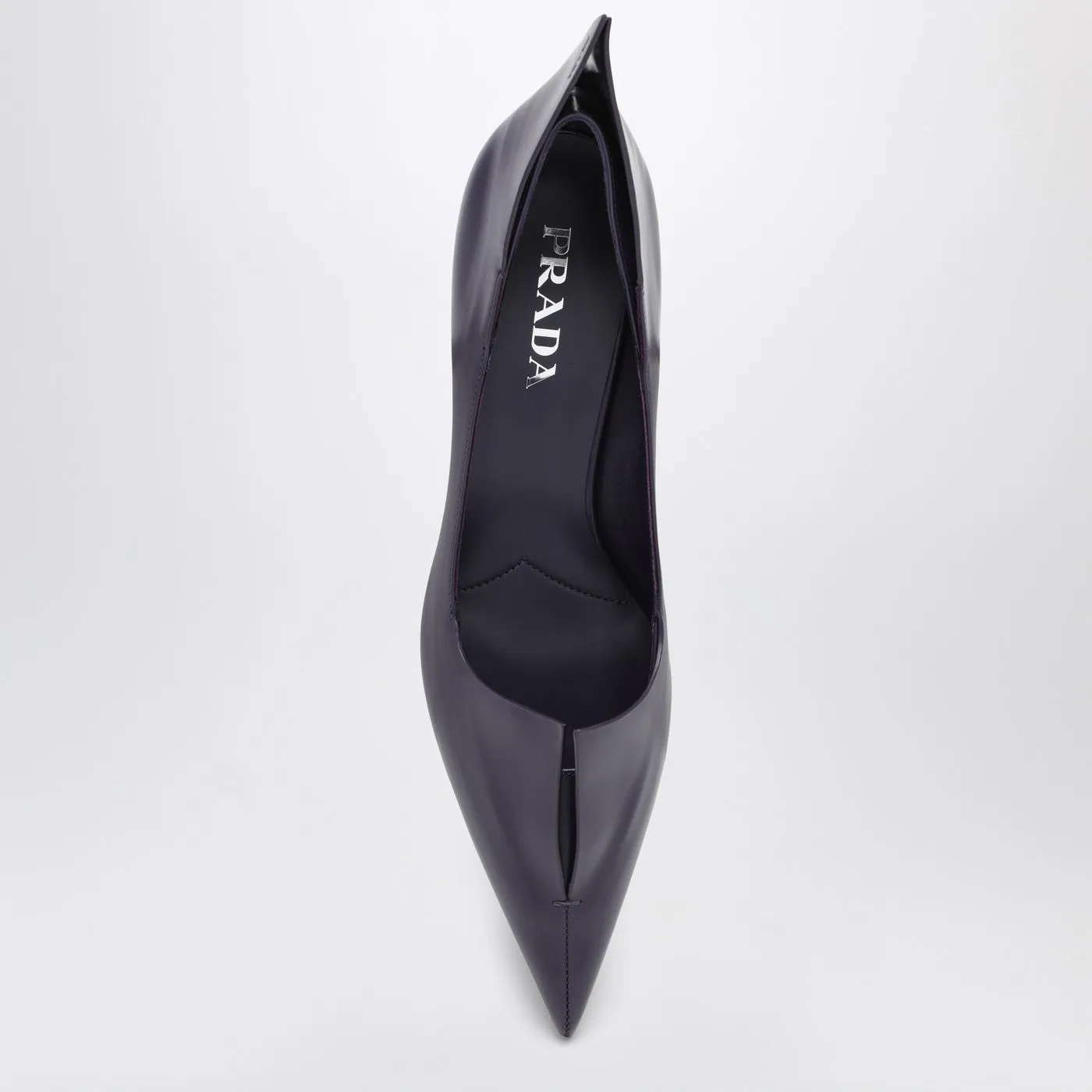 Purple Brushed Leather Décolleté sold by Wanan Luxury product image thumbnail 3
