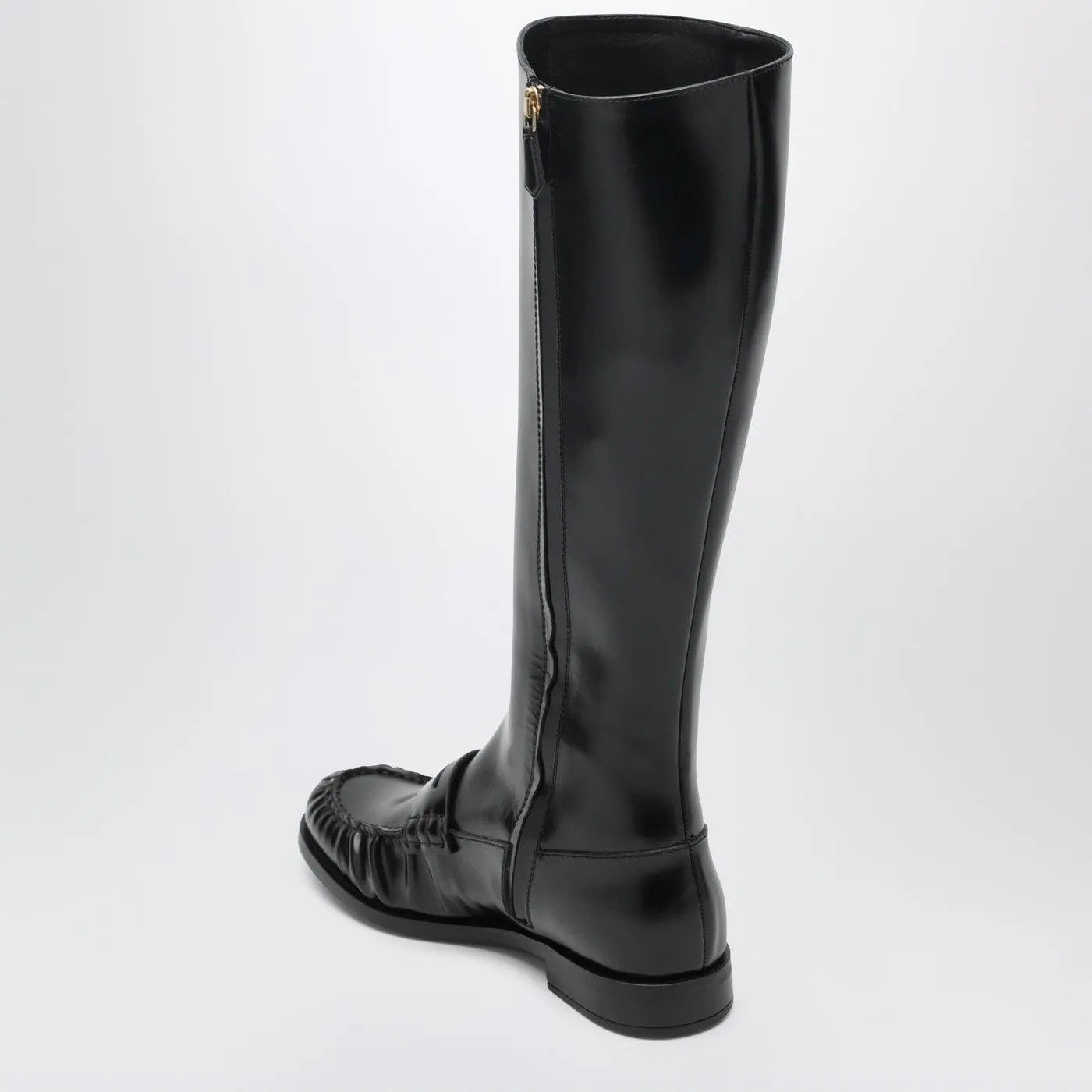 Penny Boots In Black Glossy Leather sold by Wanan Luxury product image thumbnail 2