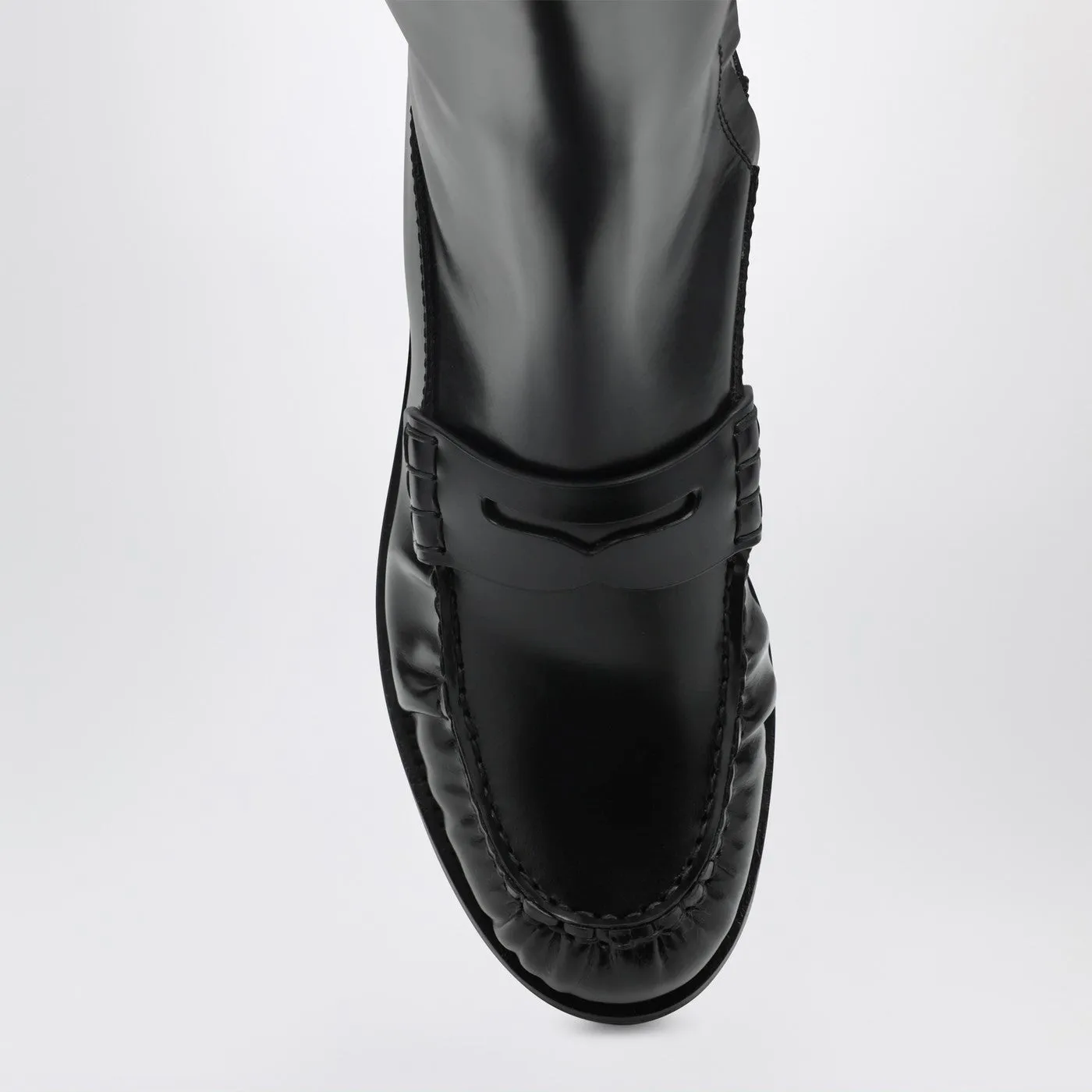 Penny Boots In Black Glossy Leather sold by Wanan Luxury product image thumbnail 3