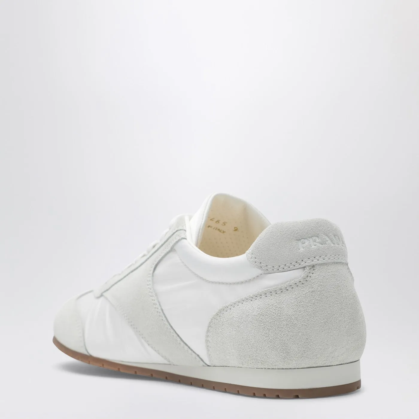 White Fabric And Suede Sneakers sold by Wanan Luxury product image thumbnail 2