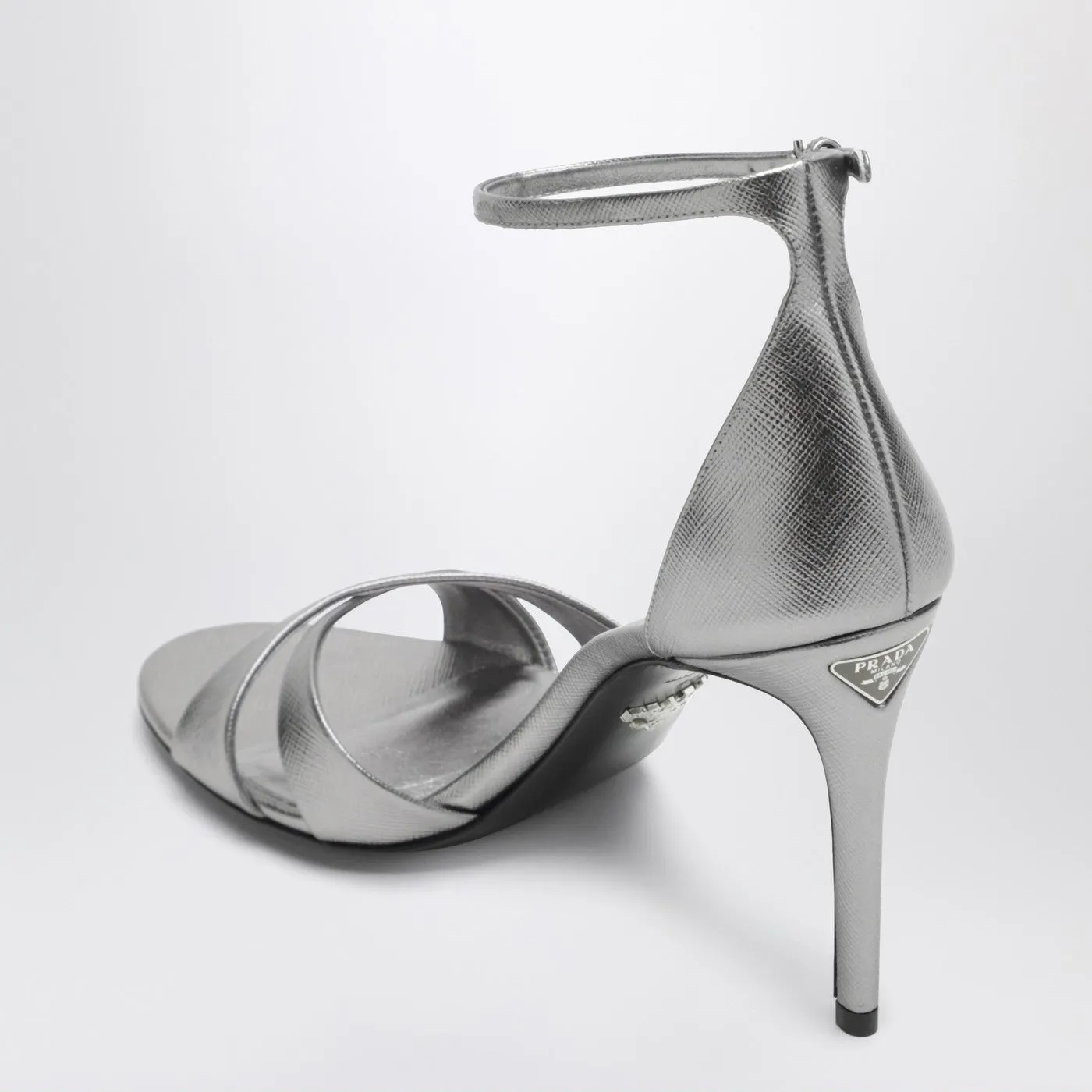 Silver Heeled Sandals sold by Wanan Luxury product image thumbnail 2