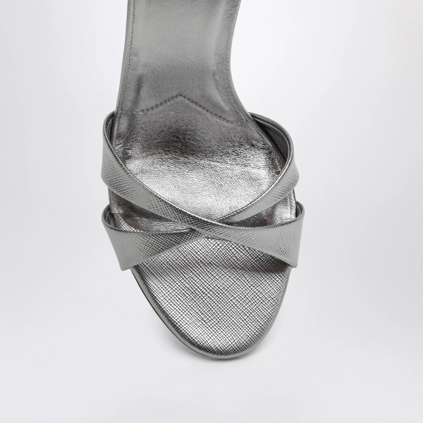 Silver Heeled Sandals sold by Wanan Luxury product image thumbnail 3