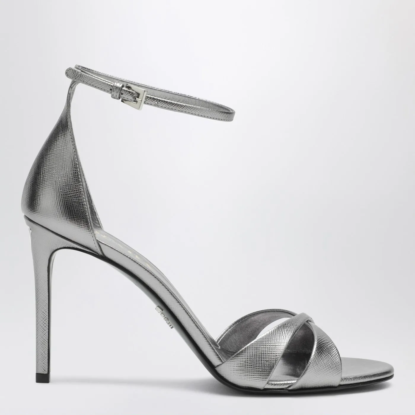Silver Heeled Sandals sold by Wanan Luxury