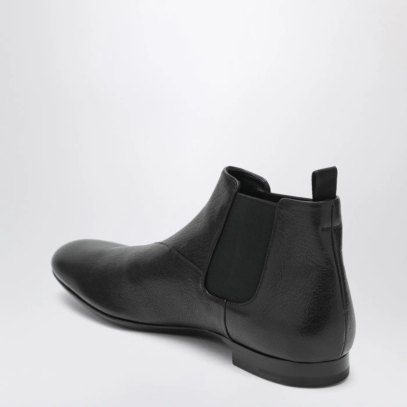 Black Leather Chelsea Boots sold by Wanan Luxury product image thumbnail 2