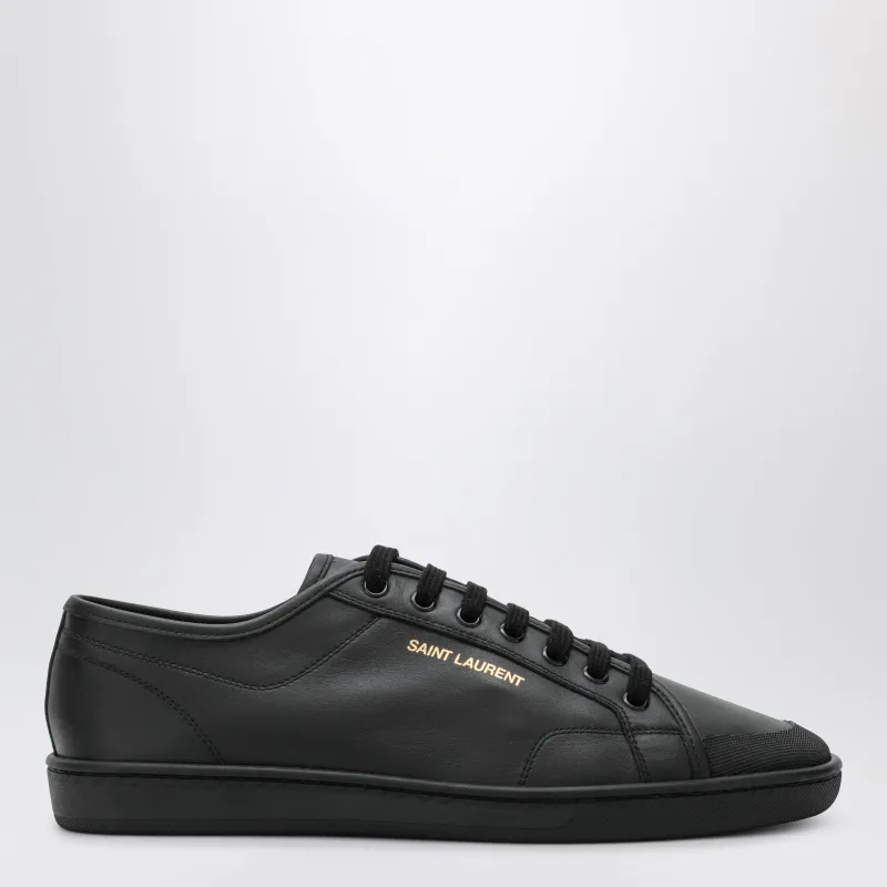 Black Gym Sneakers In Smooth Leather made by Yves Saint Laurent